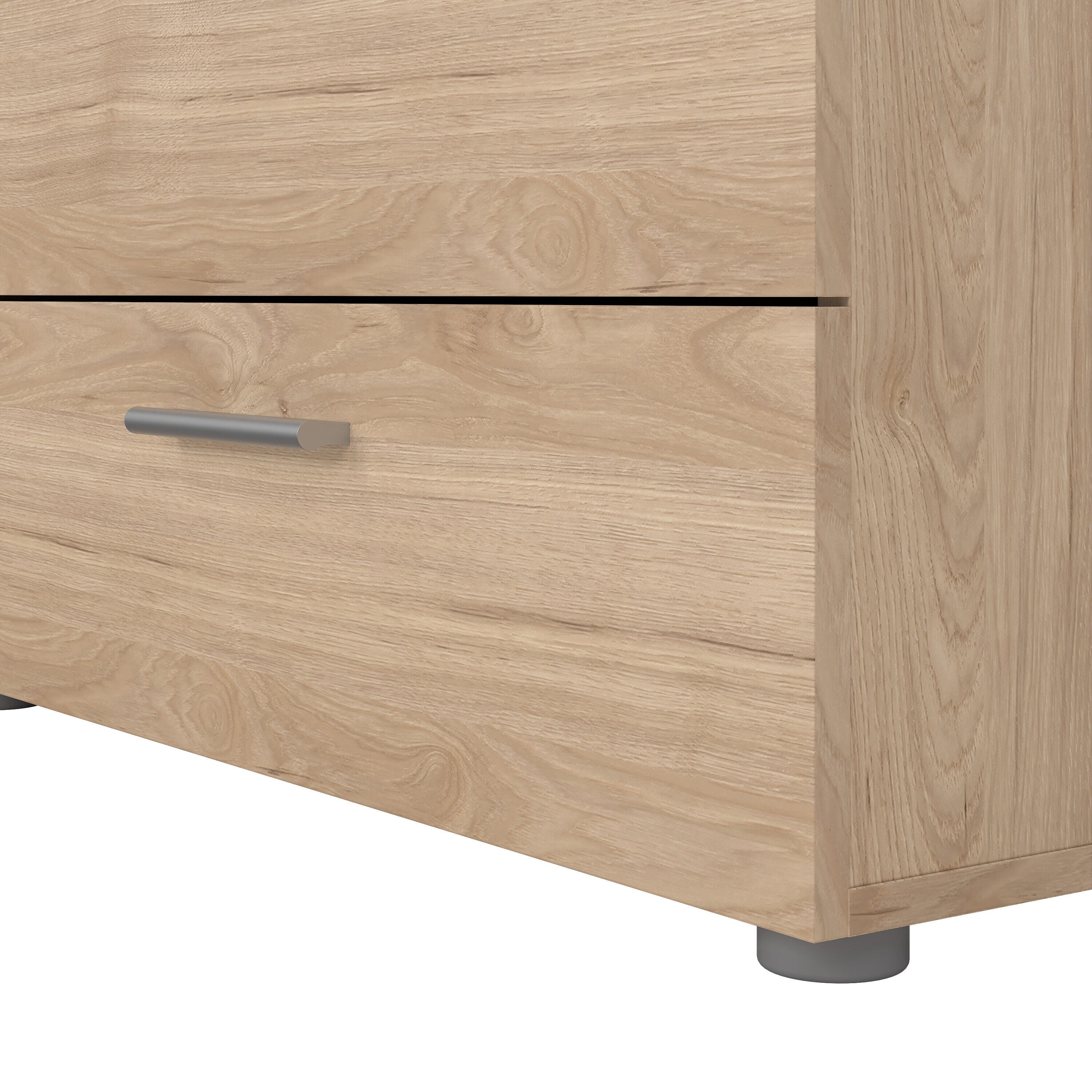 Tvilum Austin 55" 8 Drawer Double Dresser, Jackson Hickory, large