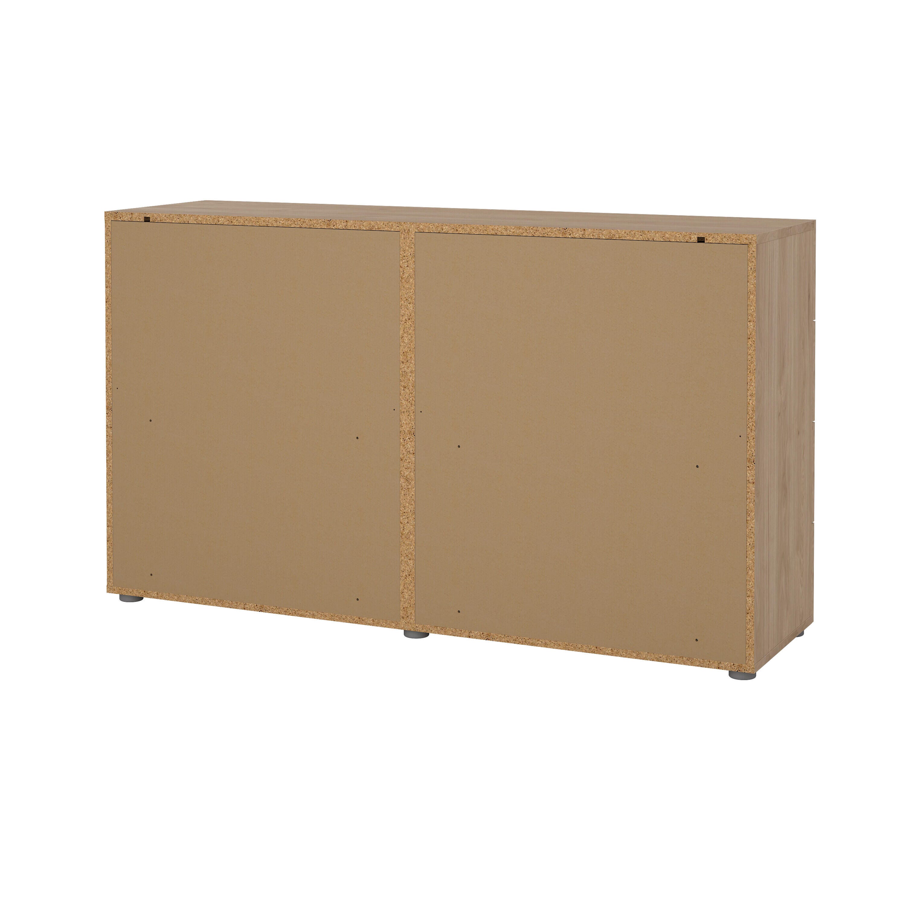 Tvilum Austin 55" 8 Drawer Double Dresser, Jackson Hickory, large