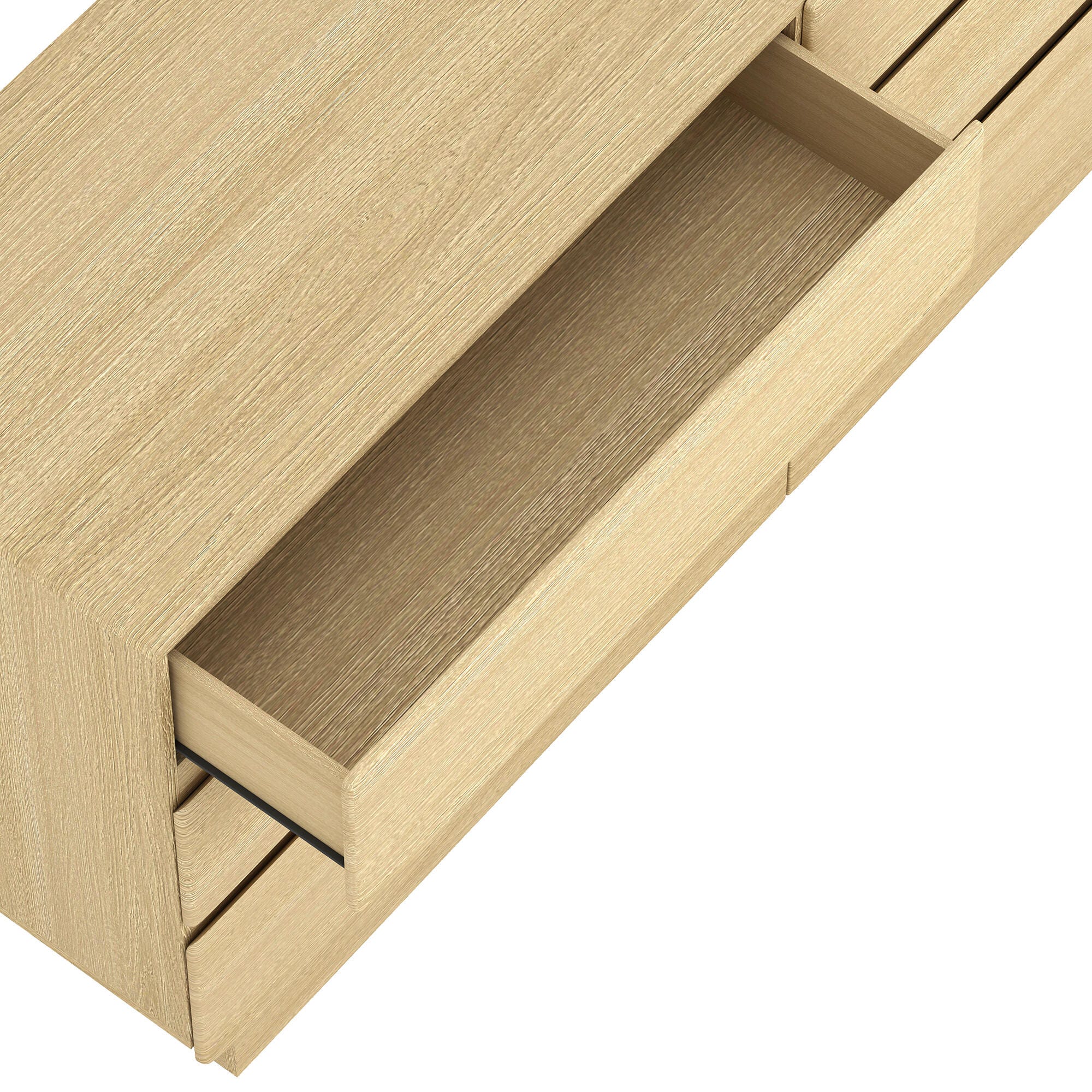 Manhattan Comfort Ardea 6 Drawer Double Dresser, Natural Oak, large
