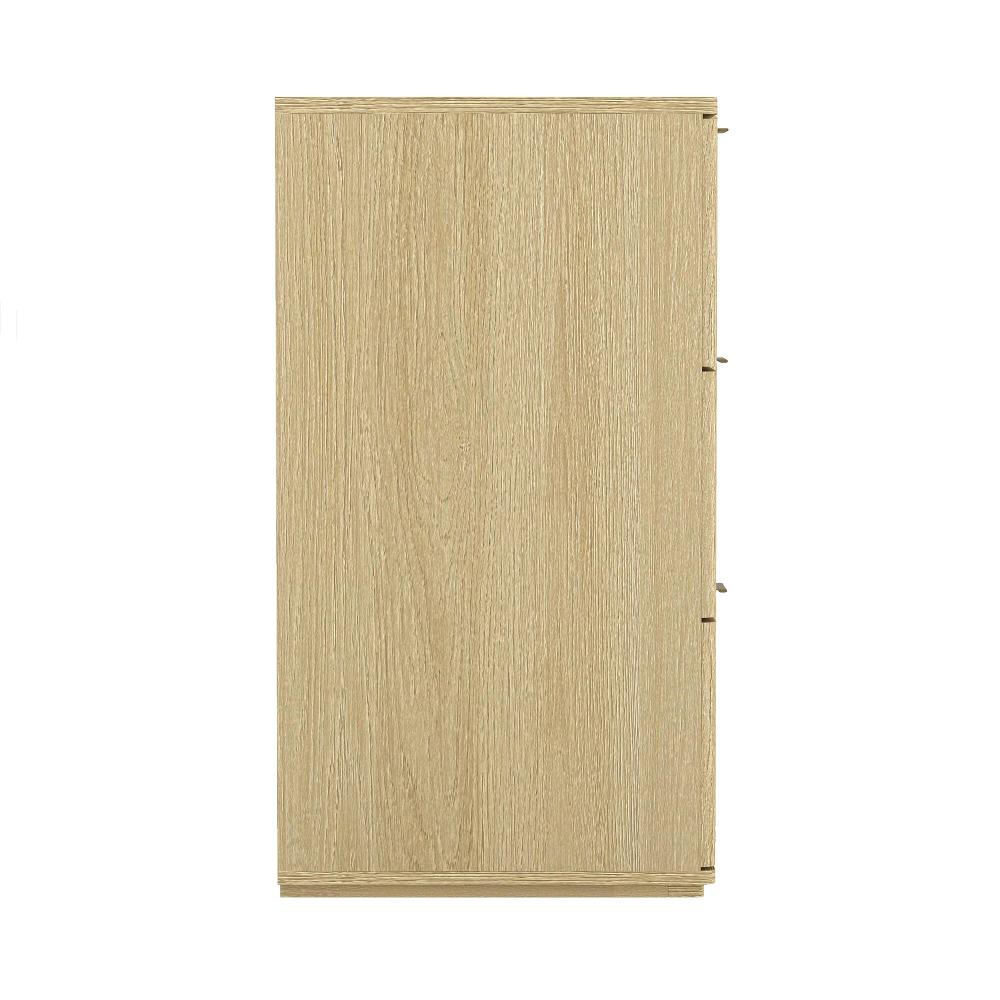 Manhattan Comfort Clive 6 Drawer Double Dresser, Natural Oak/Gold, large