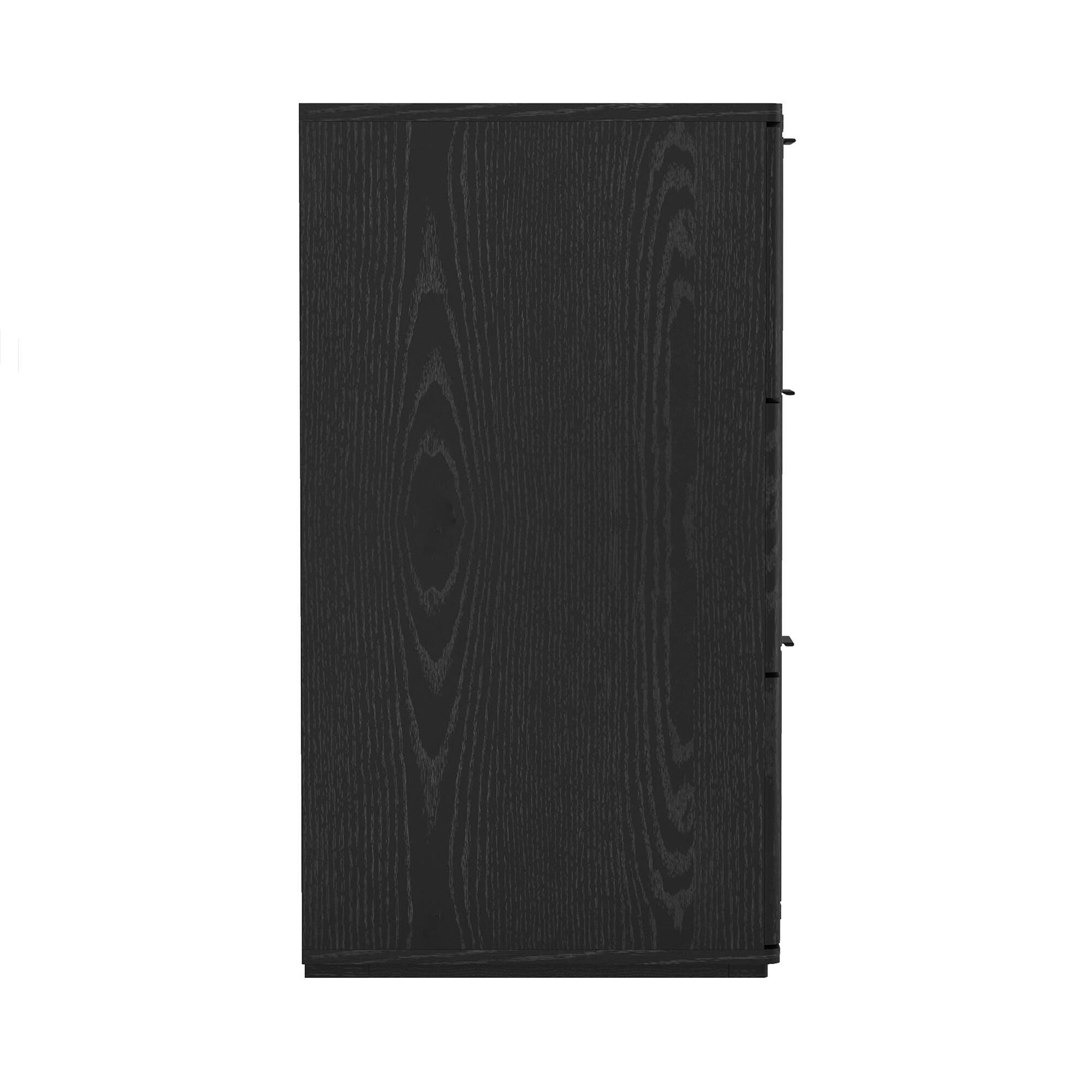 Manhattan Comfort Clive 6 Drawer Double Dresser, Black, large
