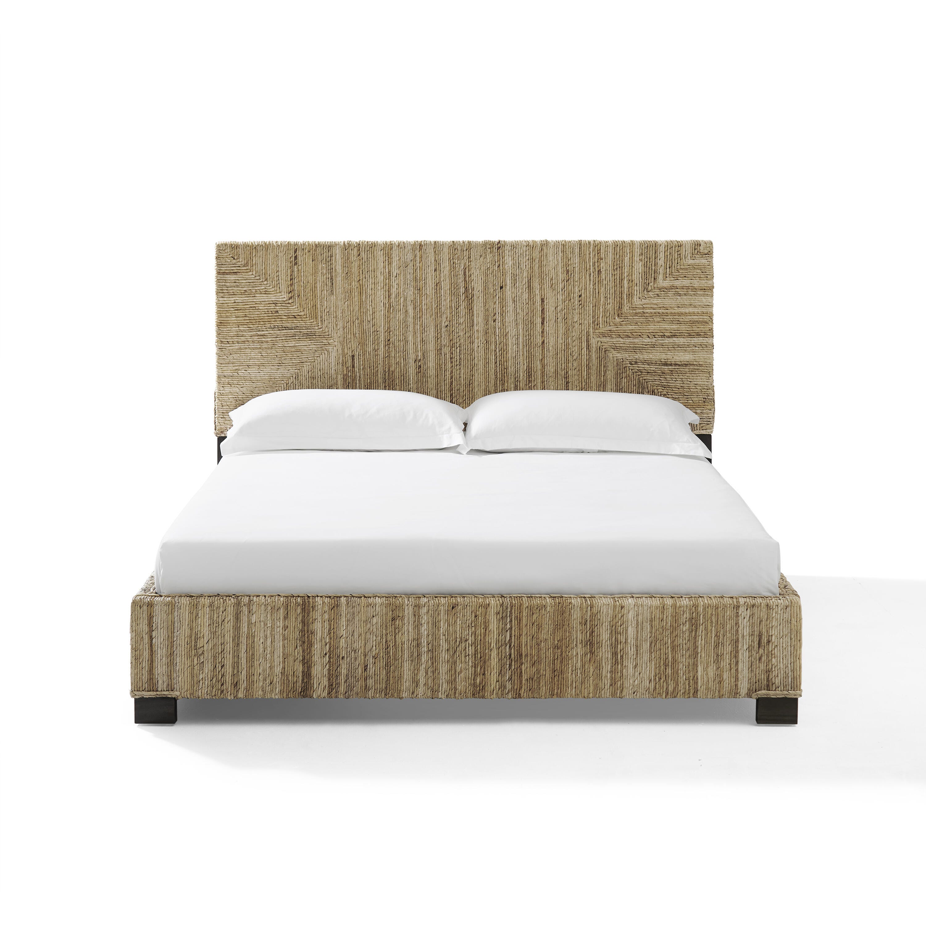 Crosley Furniture Marella King Bed, Banana Leaf, large