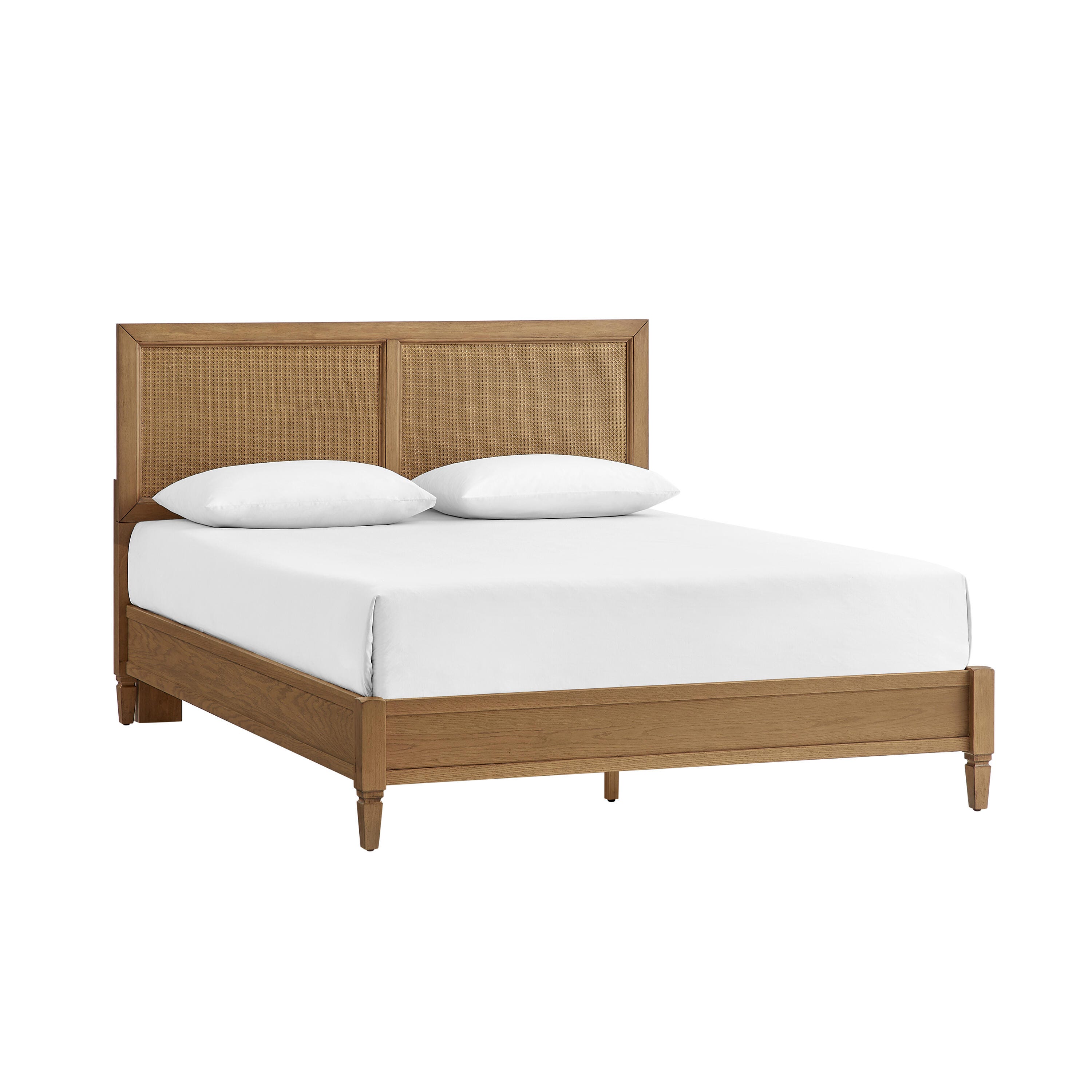 Crosley Furniture Katia King Bed, Driftwood, large