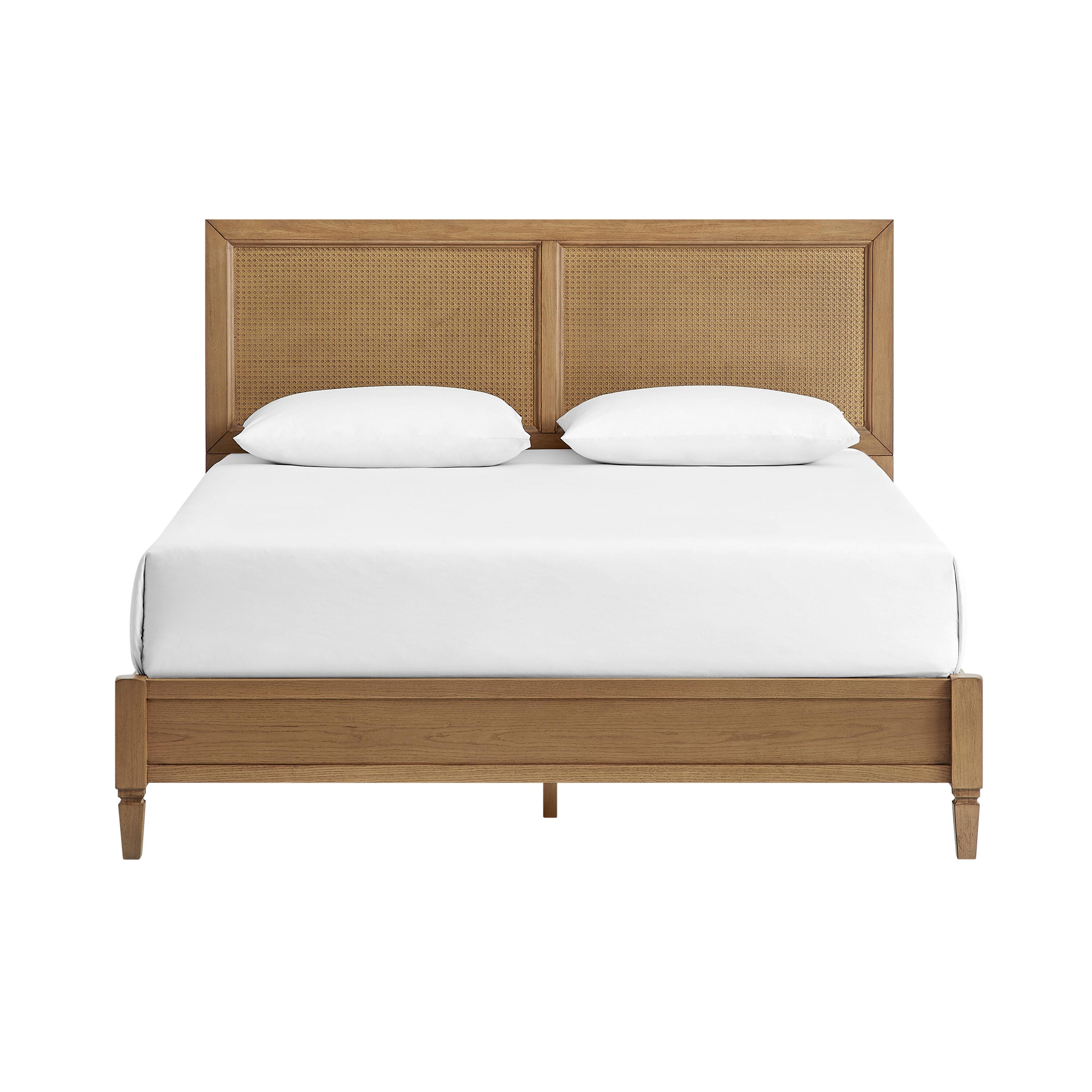 Crosley Furniture Katia King Bed, Driftwood, large