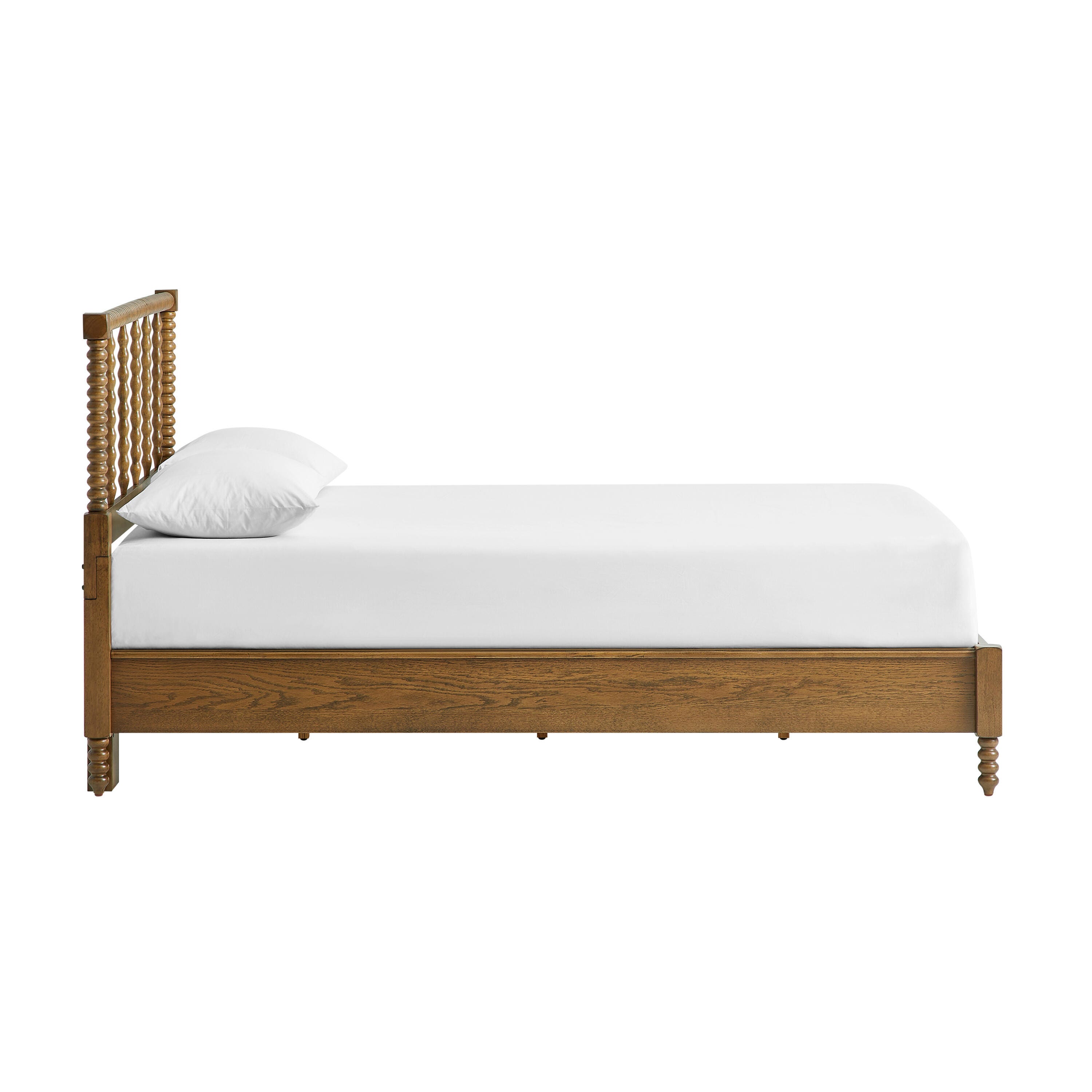 Crosley Furniture Lucille Queen Bed, Brown, large