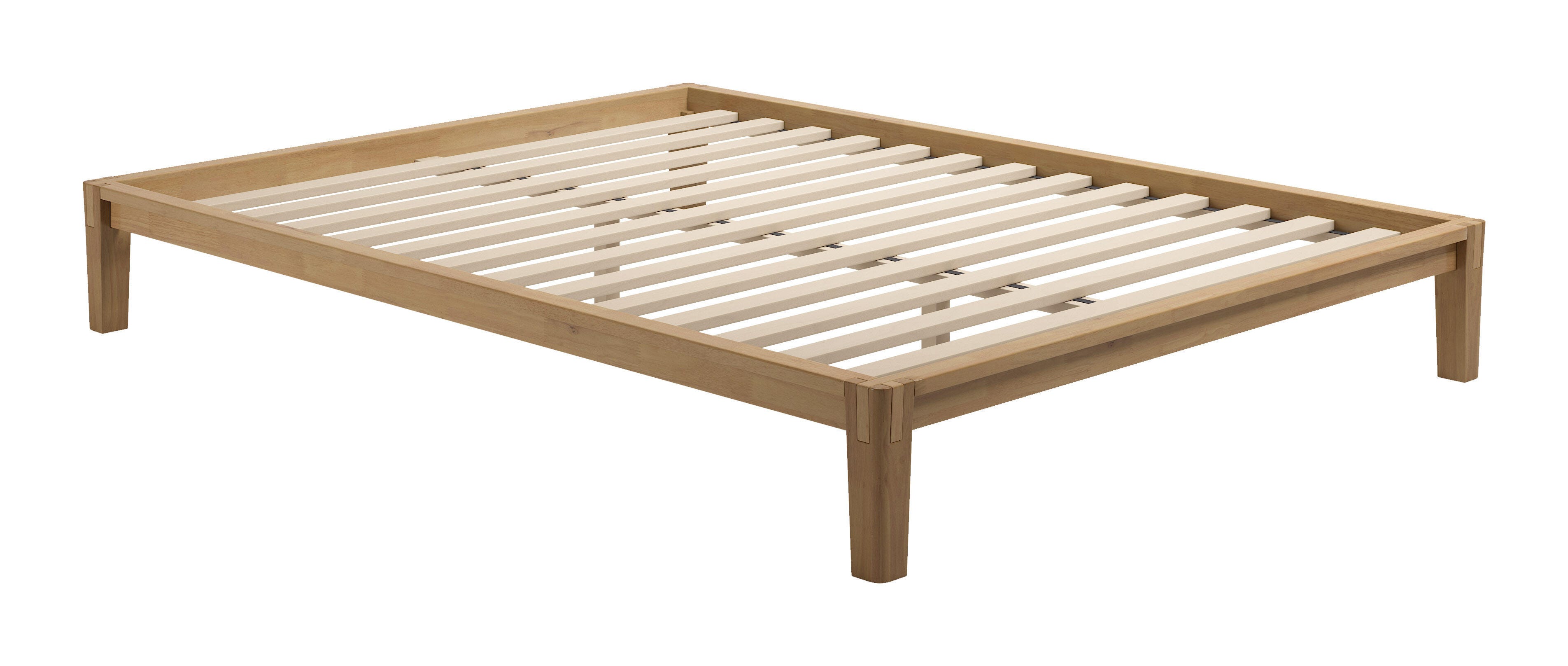 Erika Home ZUO Lumm Solid Queen Platform Bed, Natural, large