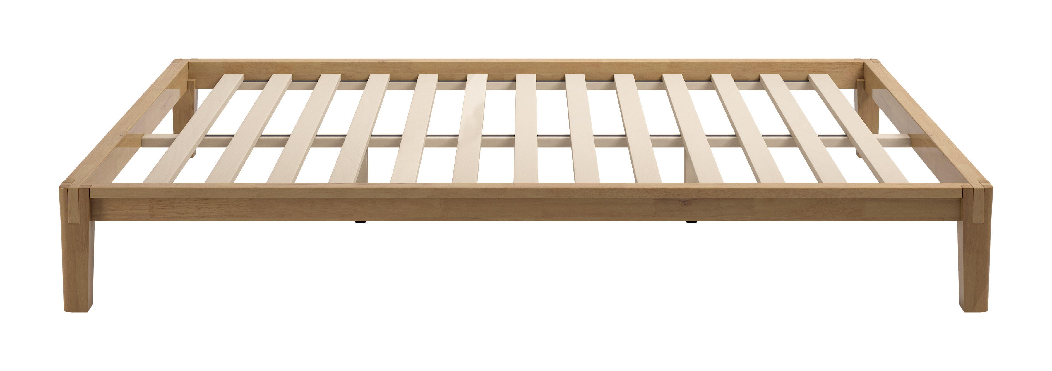 Erika Home ZUO Lumm Solid Queen Platform Bed, Natural, large