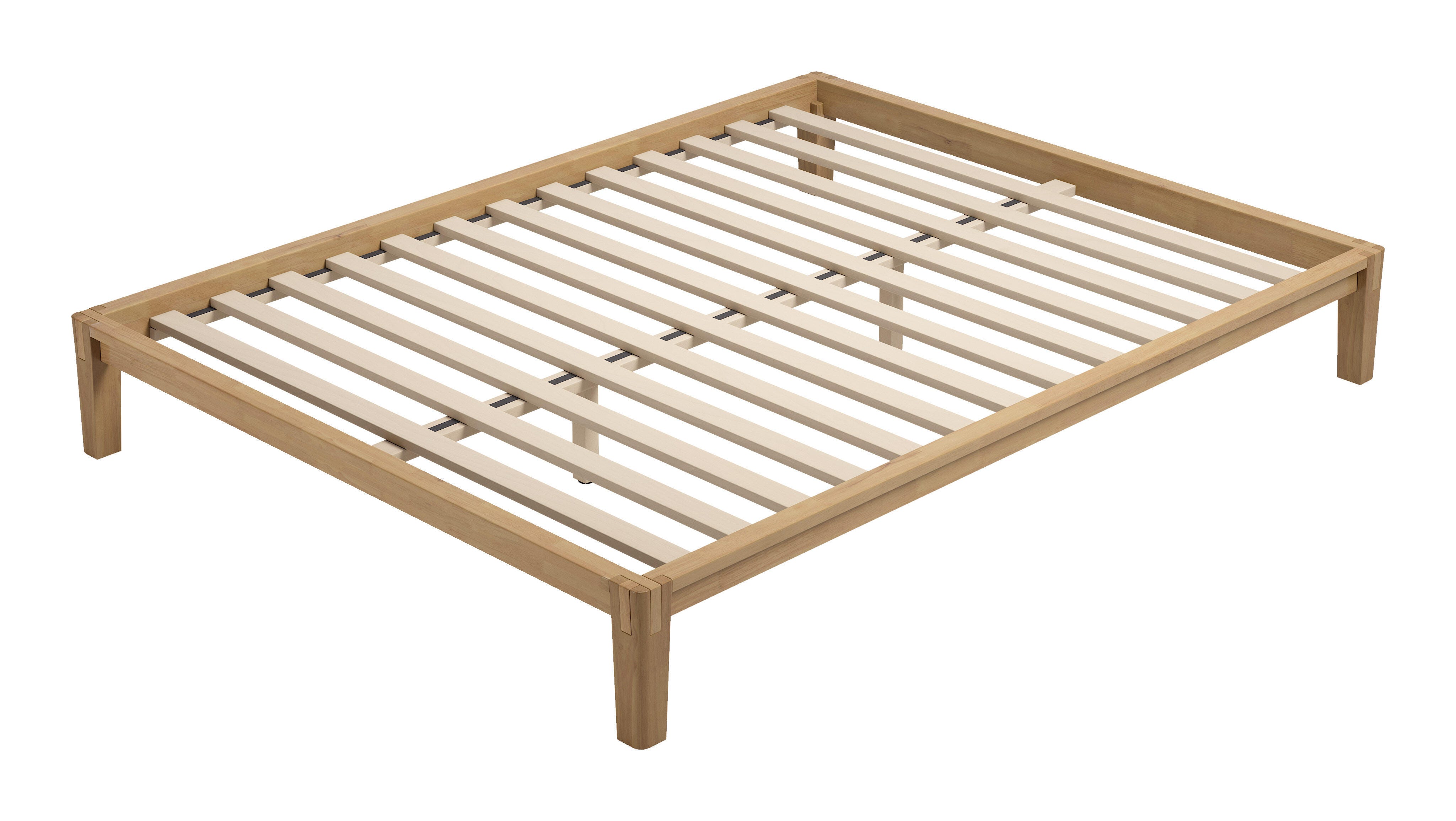 Erika Home ZUO Lumm Solid Queen Platform Bed, Natural, large