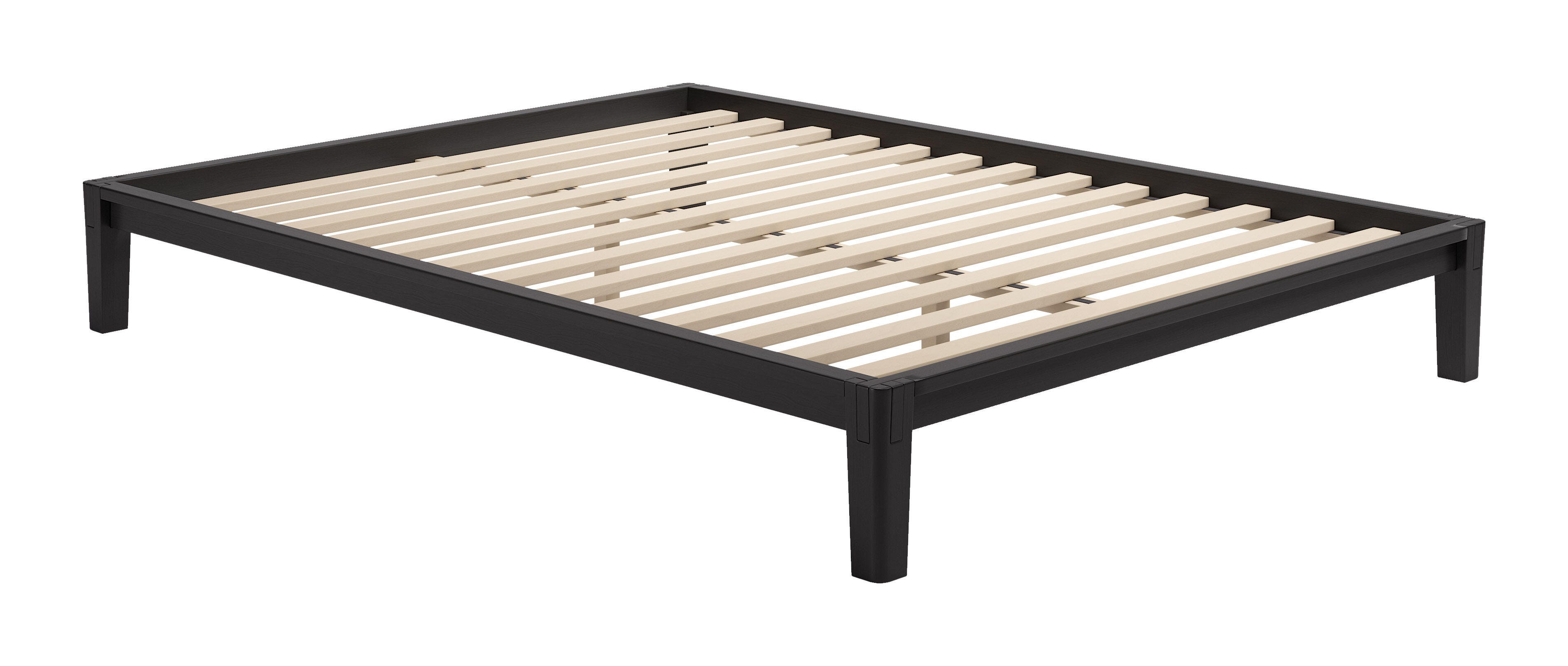Erika Home ZUO Lumm Solid Queen Platform Bed, Black, large