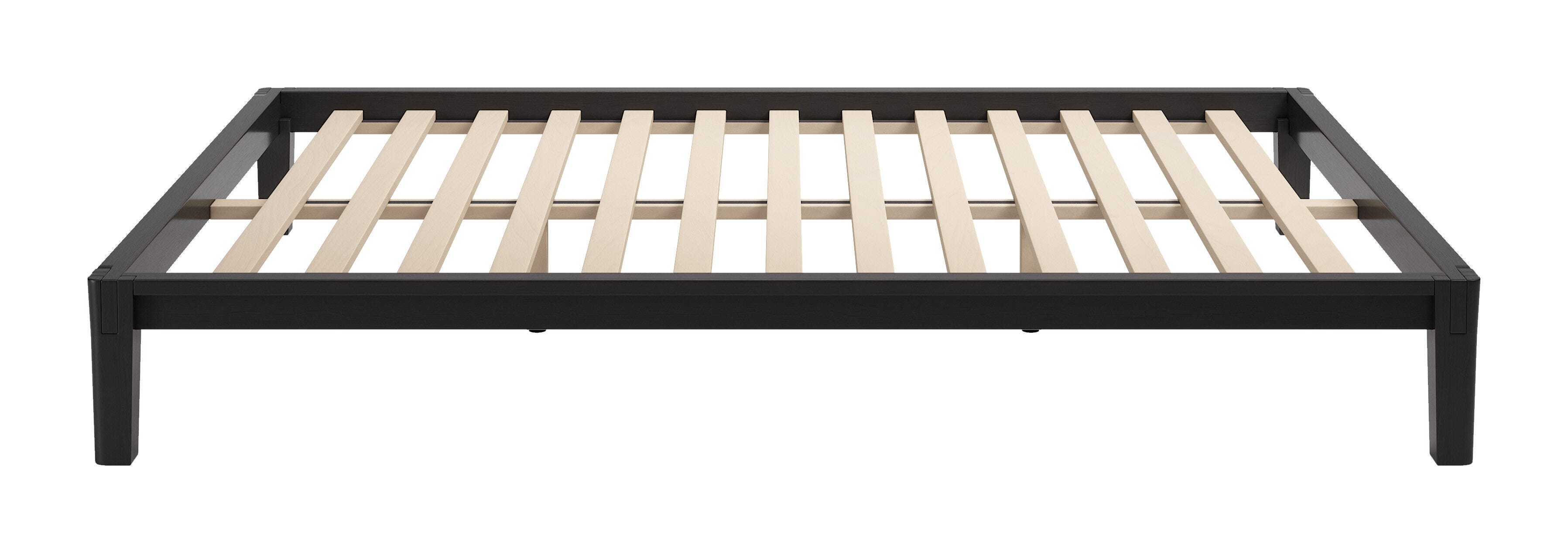Erika Home ZUO Lumm Solid Queen Platform Bed, Black, large