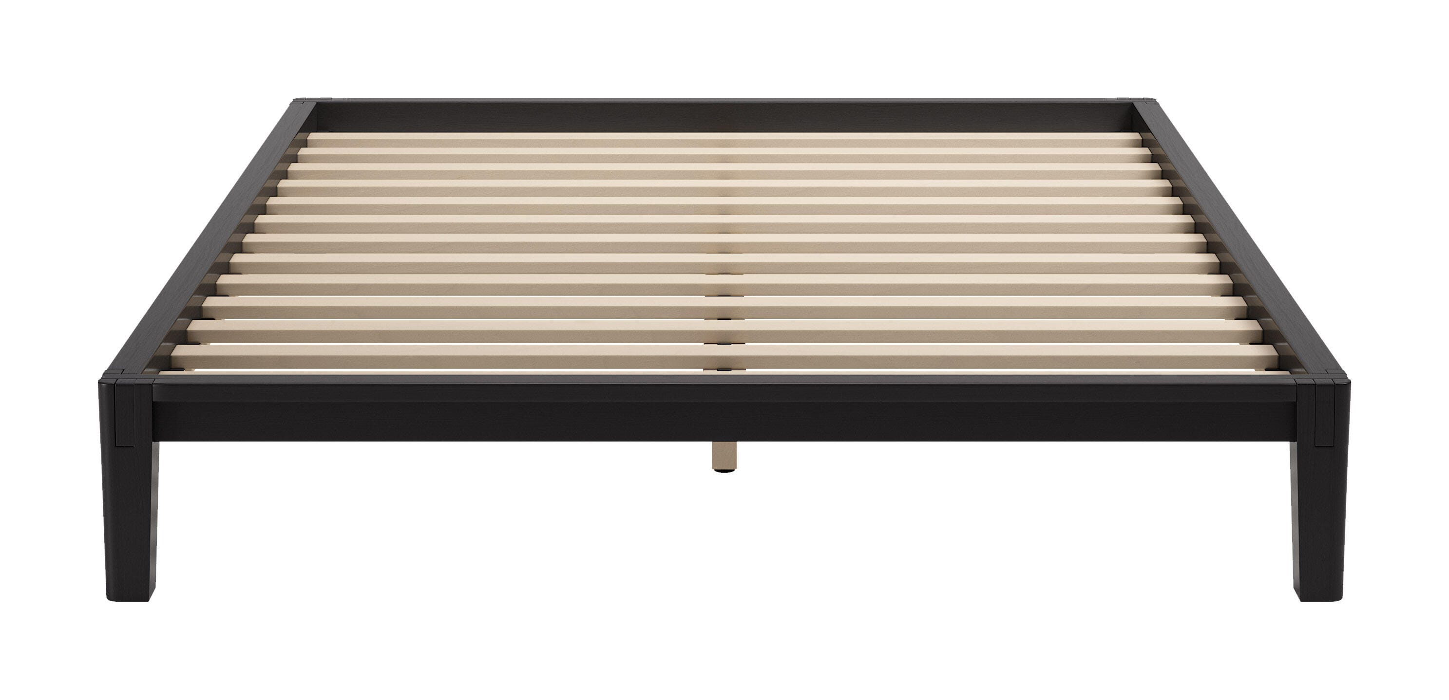 Erika Home ZUO Lumm Solid Queen Platform Bed, Black, large