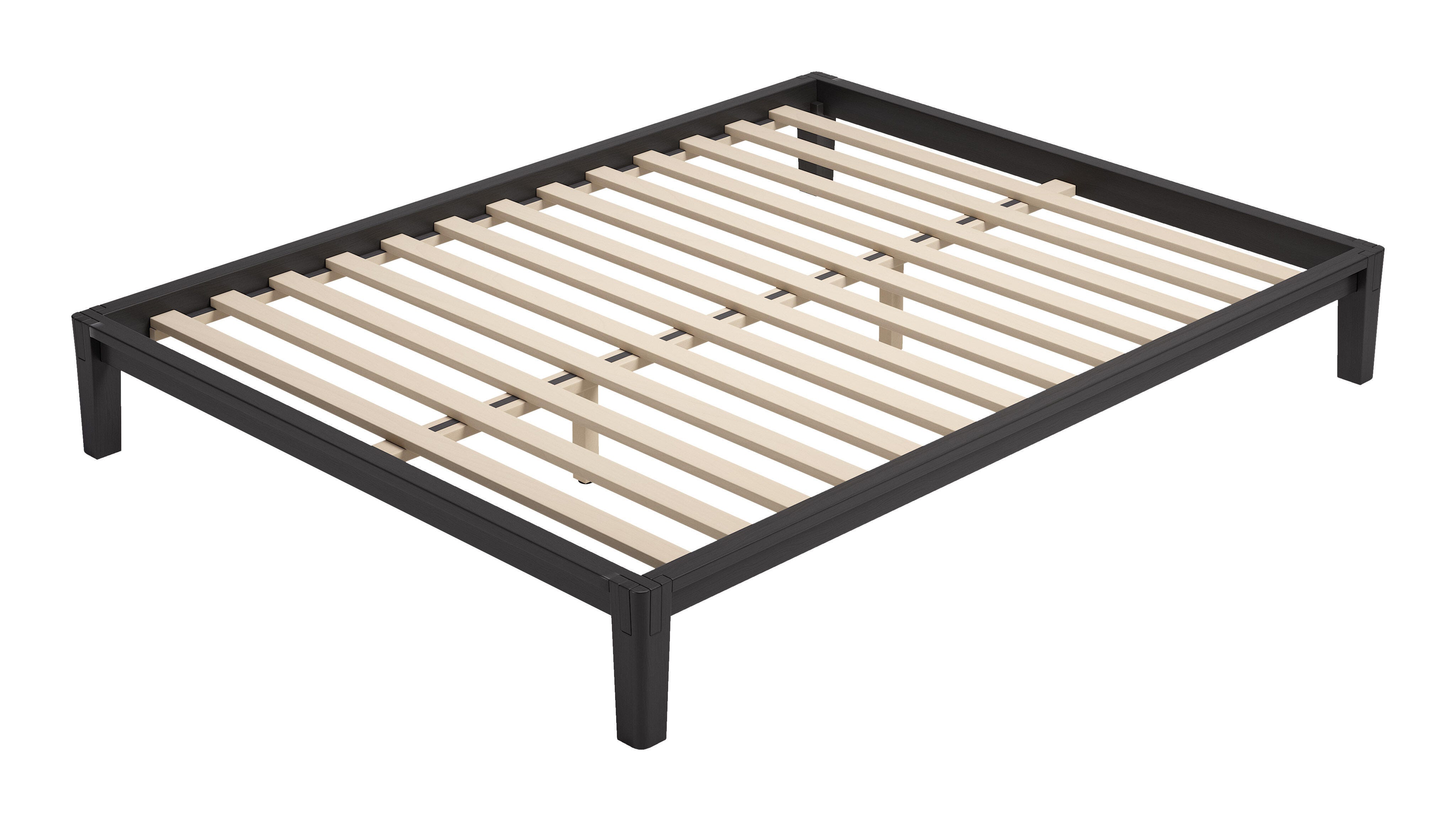 Erika Home ZUO Lumm Solid Queen Platform Bed, Black, large