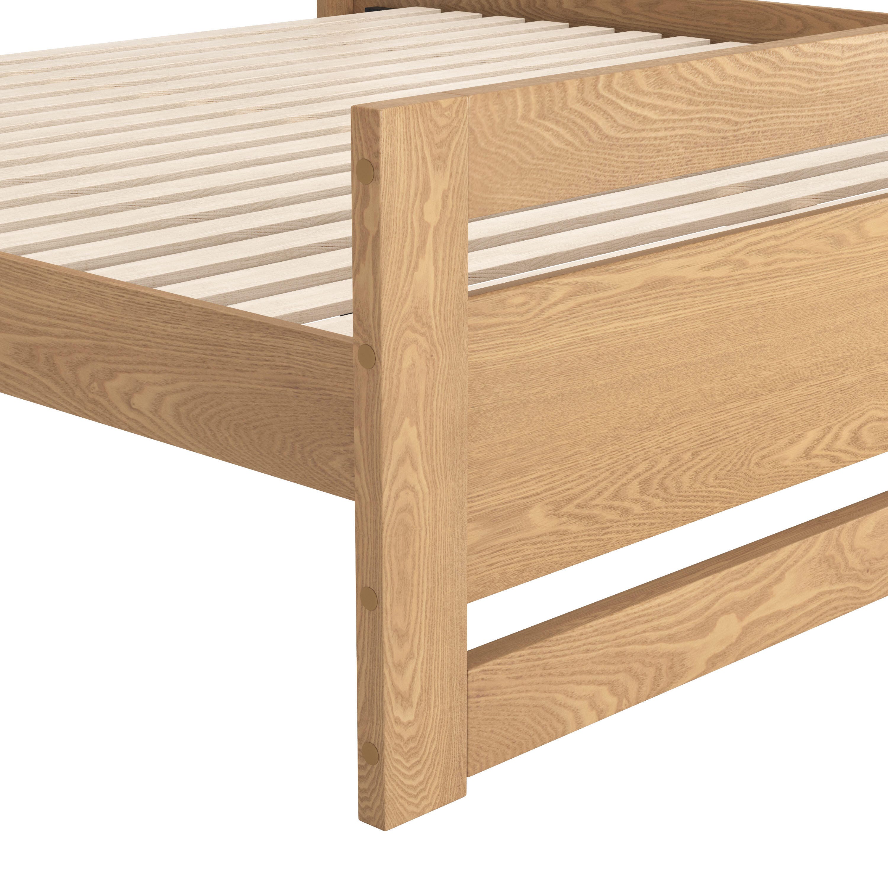 Erika Home ZUO Repos Queen Panel Platform Bed, Brown, large
