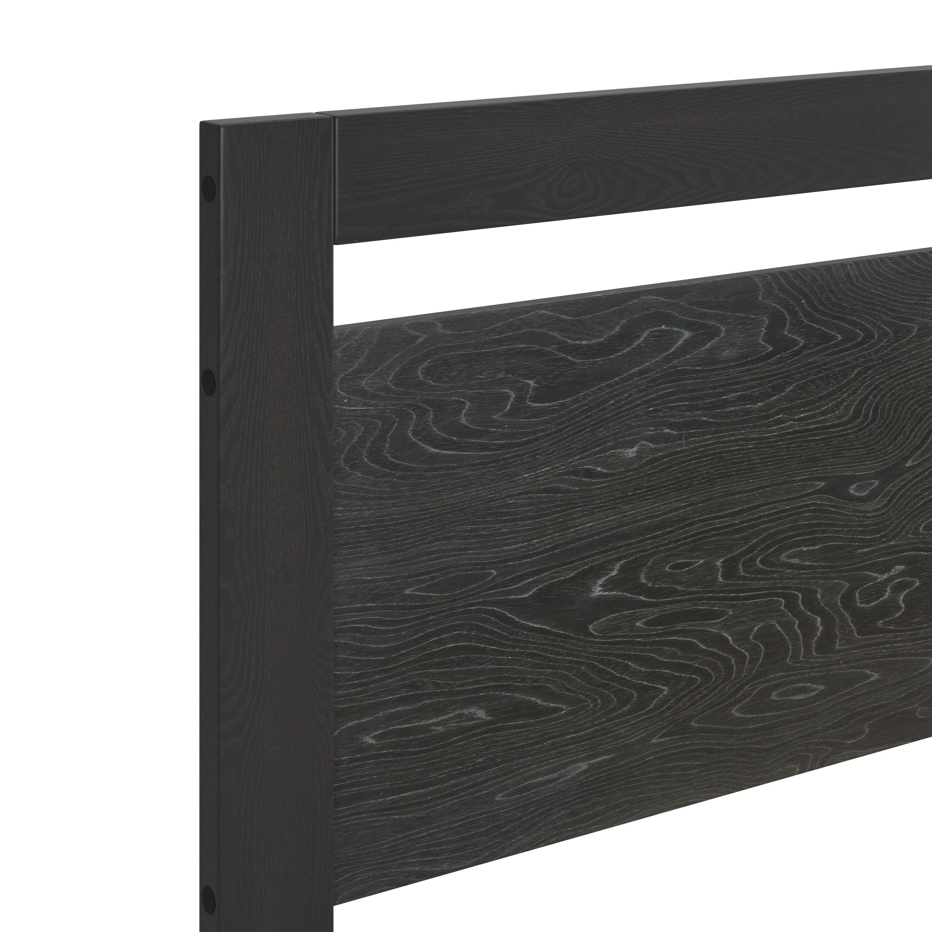 Erika Home ZUO Repos Queen Panel Platform Bed, Black, large