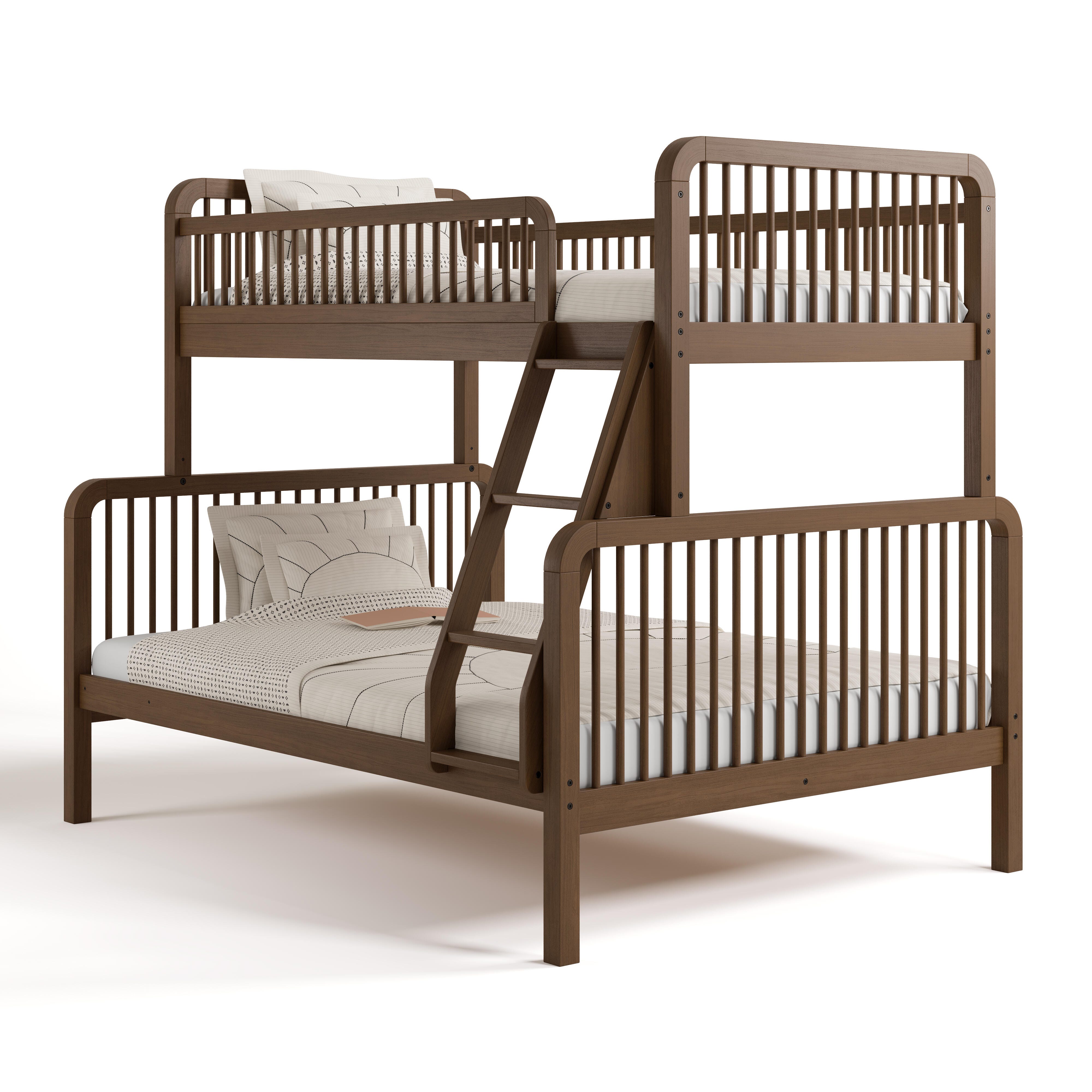 Storkcraft Pasadena Twin Over Full Bunk Bed, Hazelnut, large