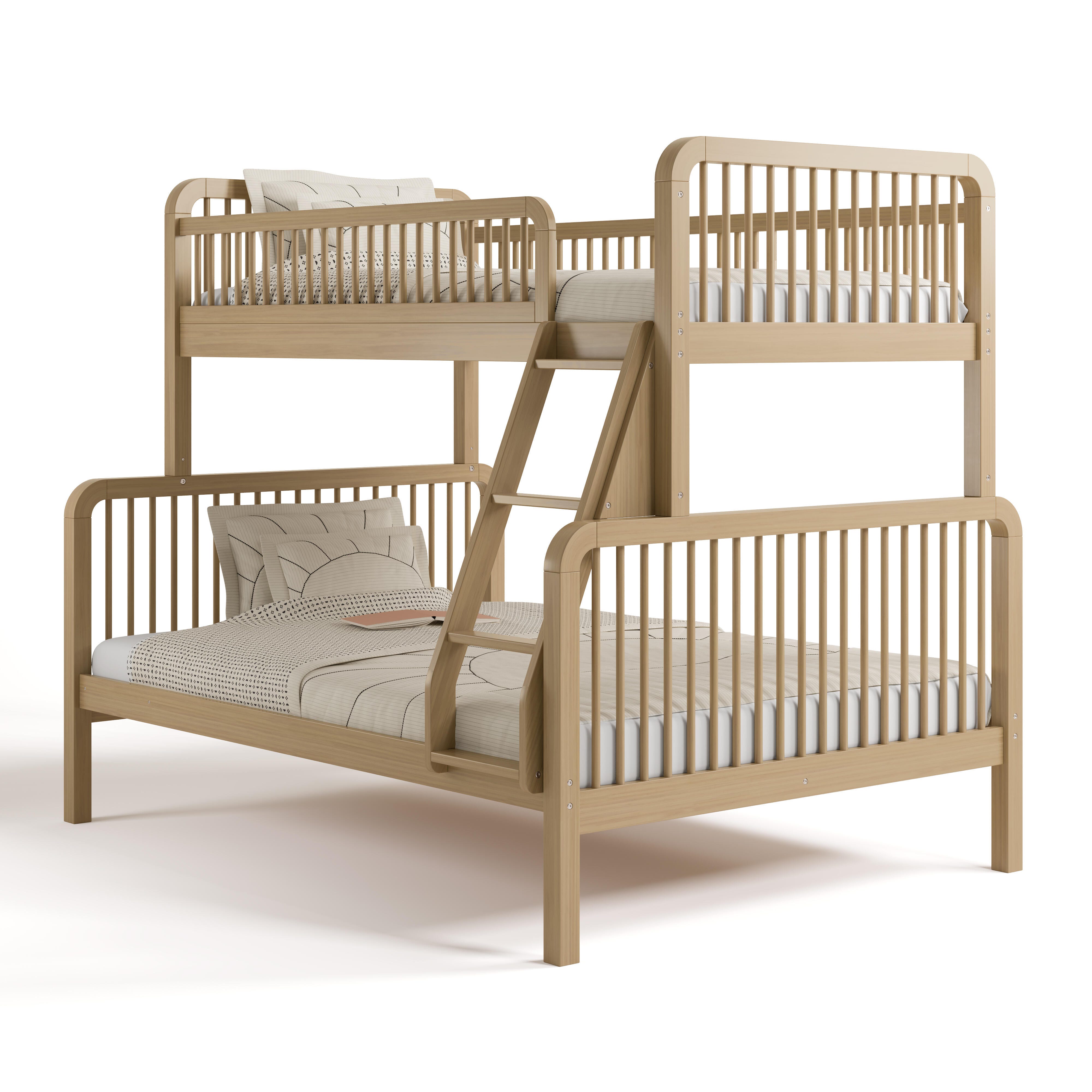 Storkcraft Pasadena Twin Over Full Bunk Bed, Driftwood, large