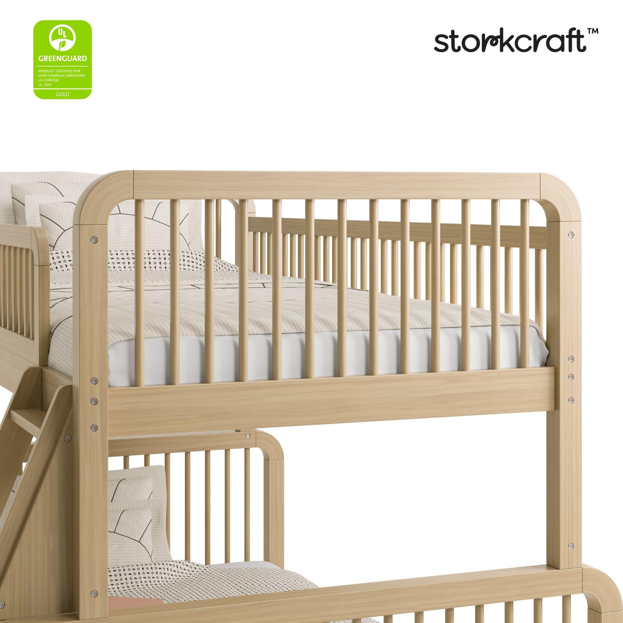 Storkcraft Pasadena Twin Over Full Bunk Bed, Driftwood, large