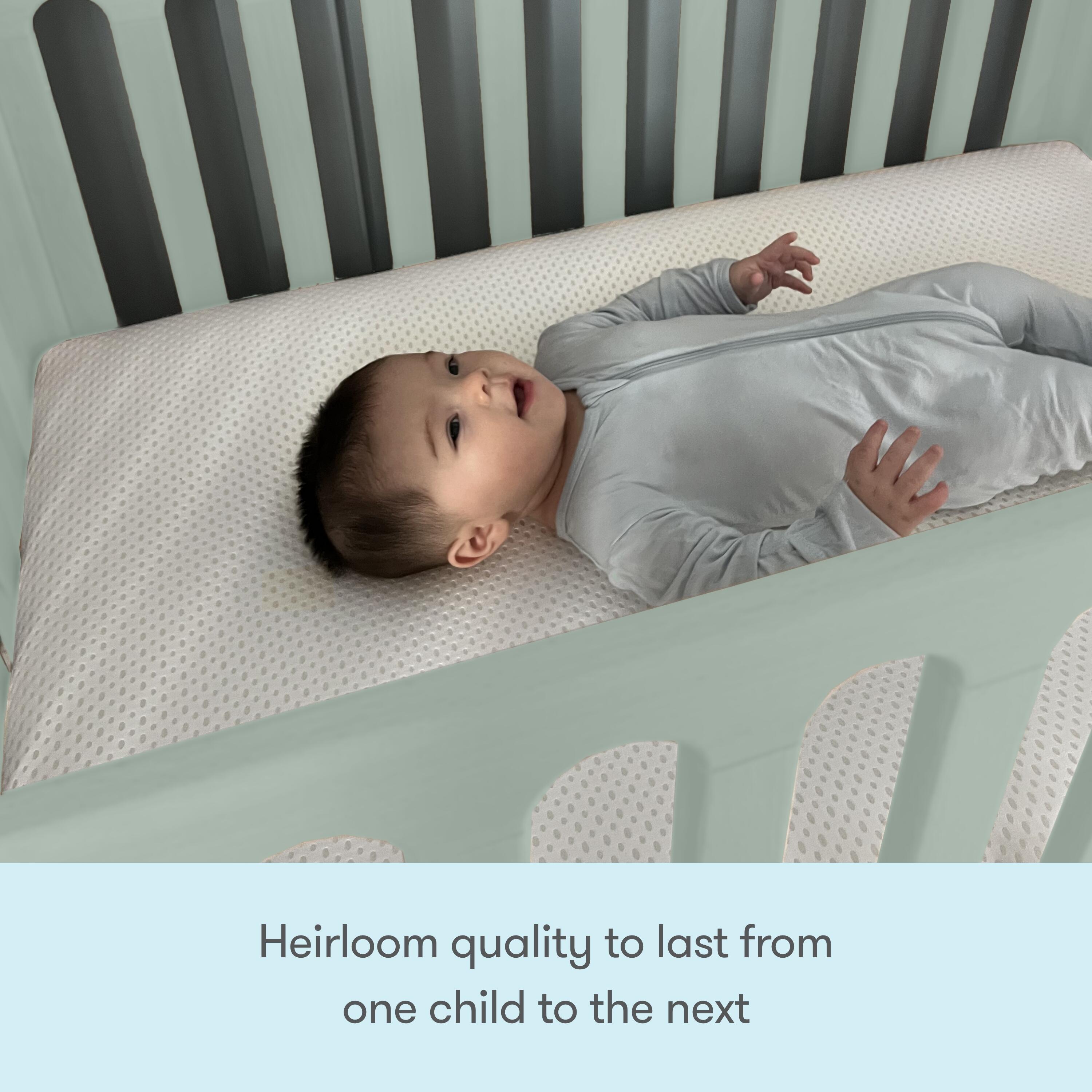 Newton Baby Galileo Mini Crib, Sage, large