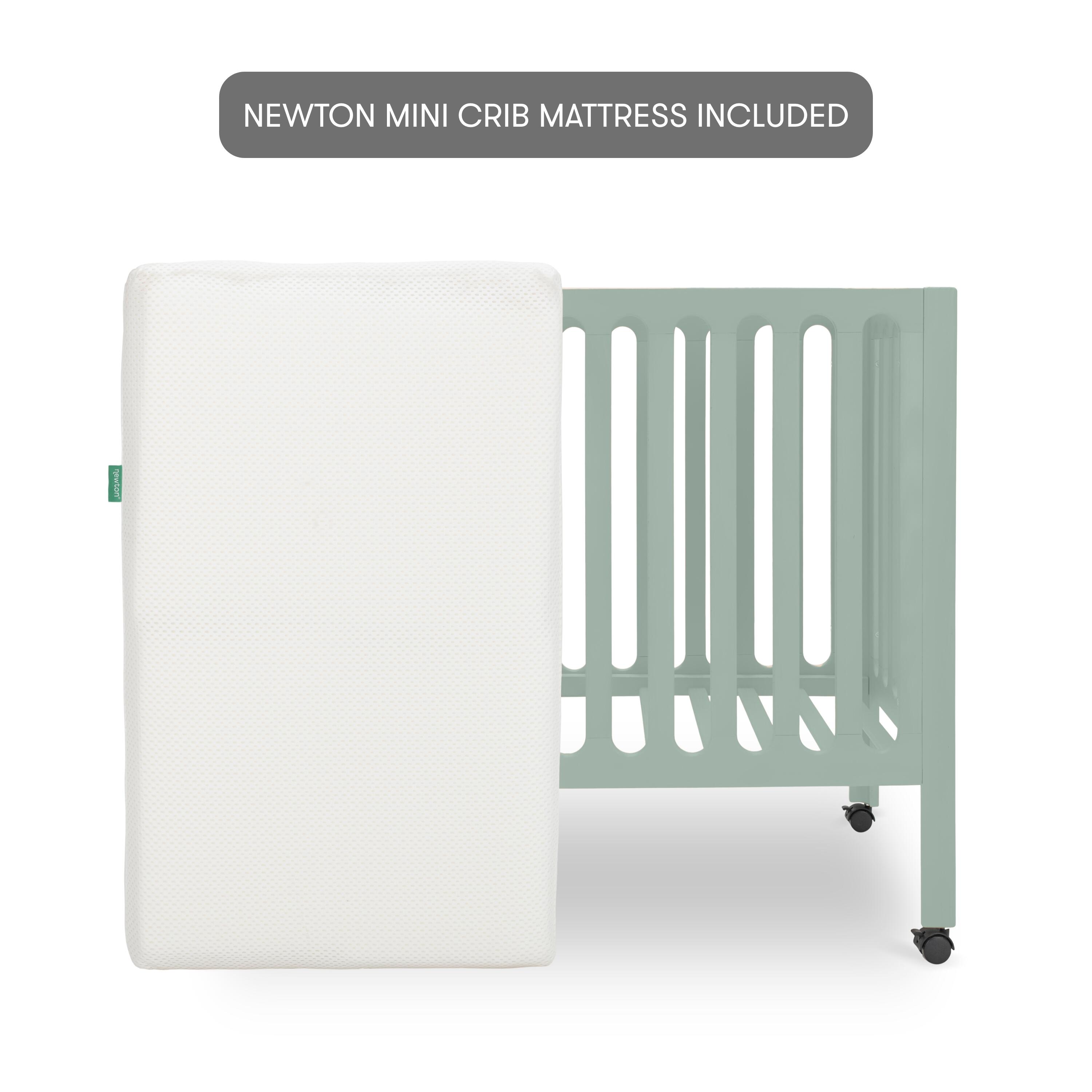 Newton Baby Galileo Mini Crib, Sage, large