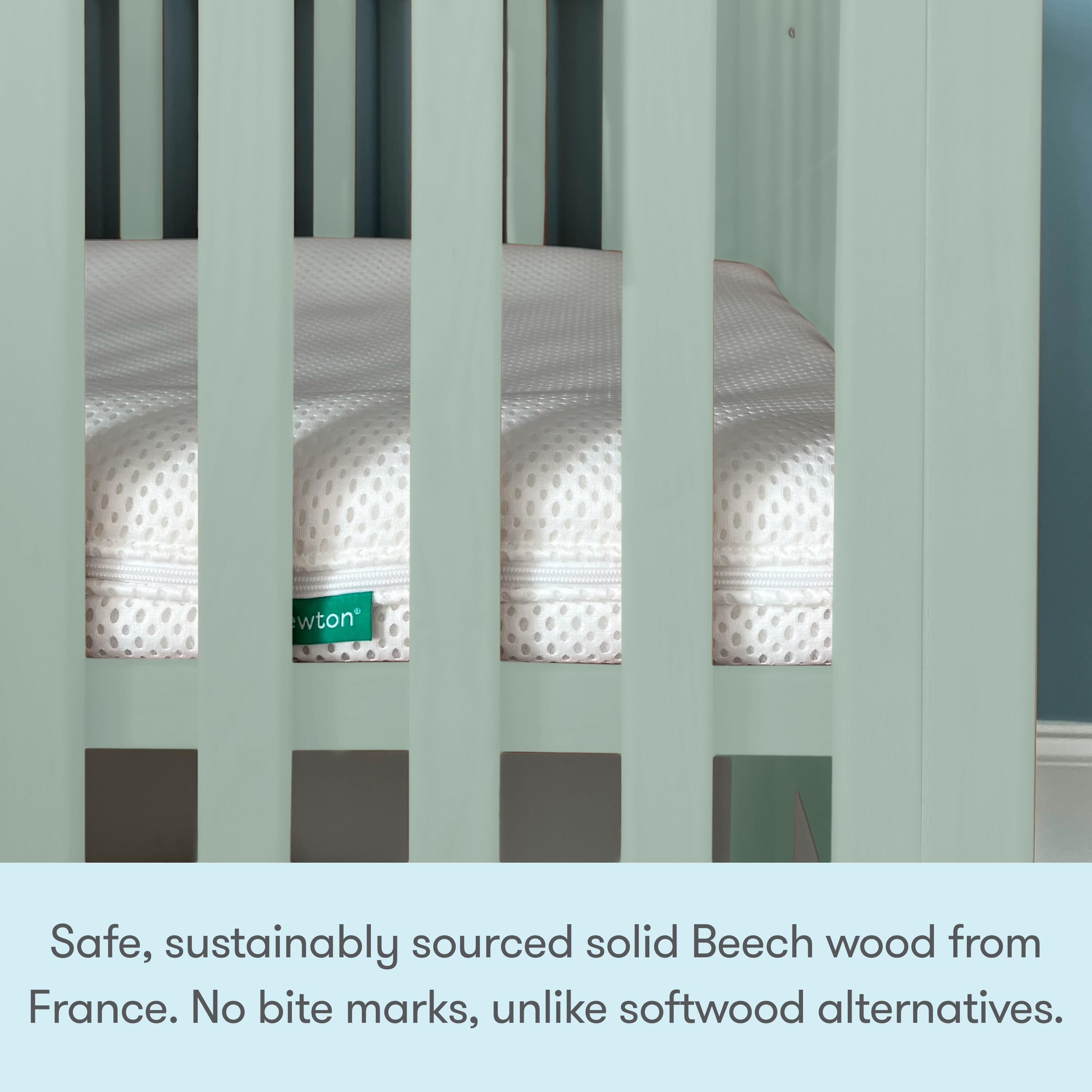 Newton Baby Galileo Mini Crib, Sage, large