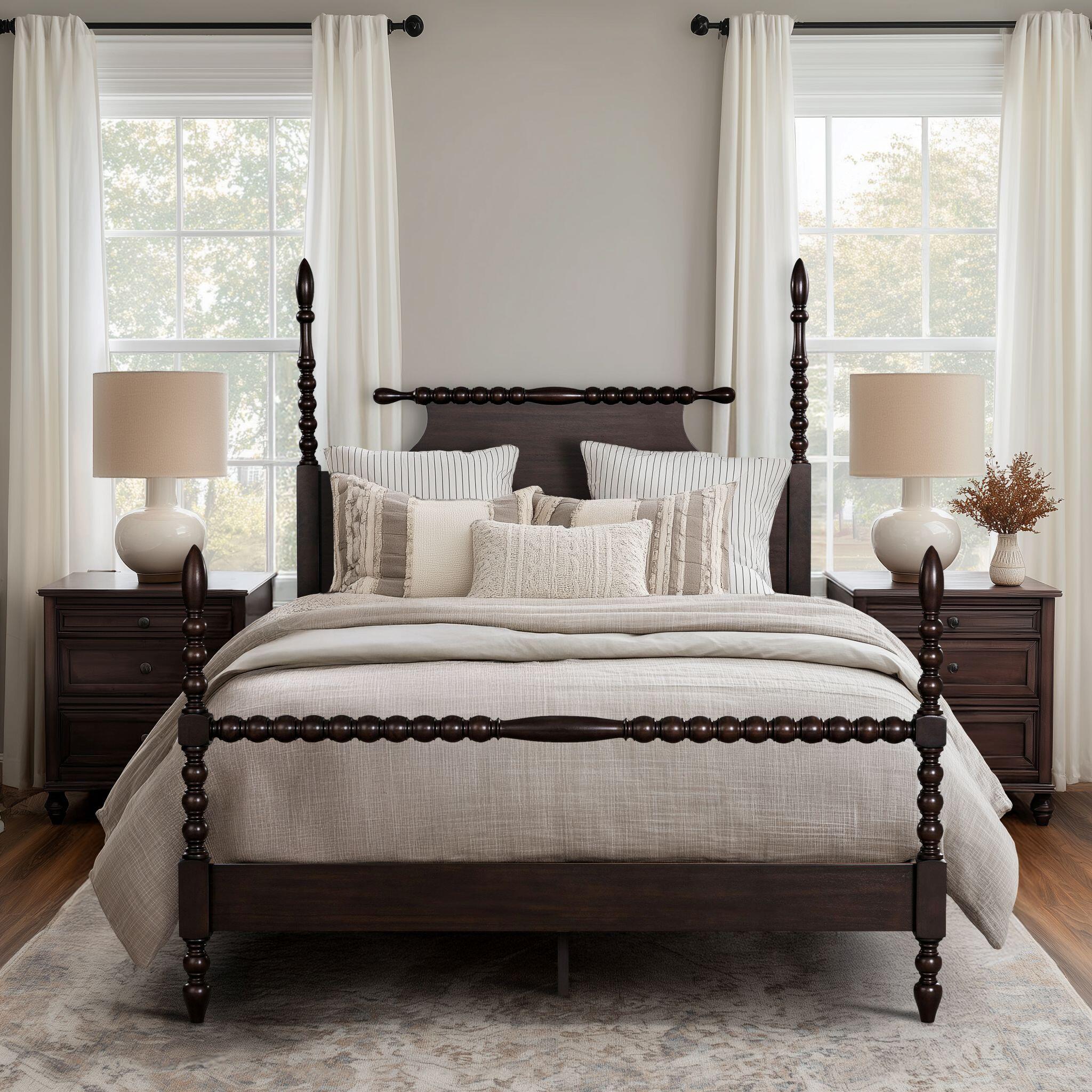 Madison Park Signature Beckett Rolling Pin Full Bed, Morocco Brown, rollover