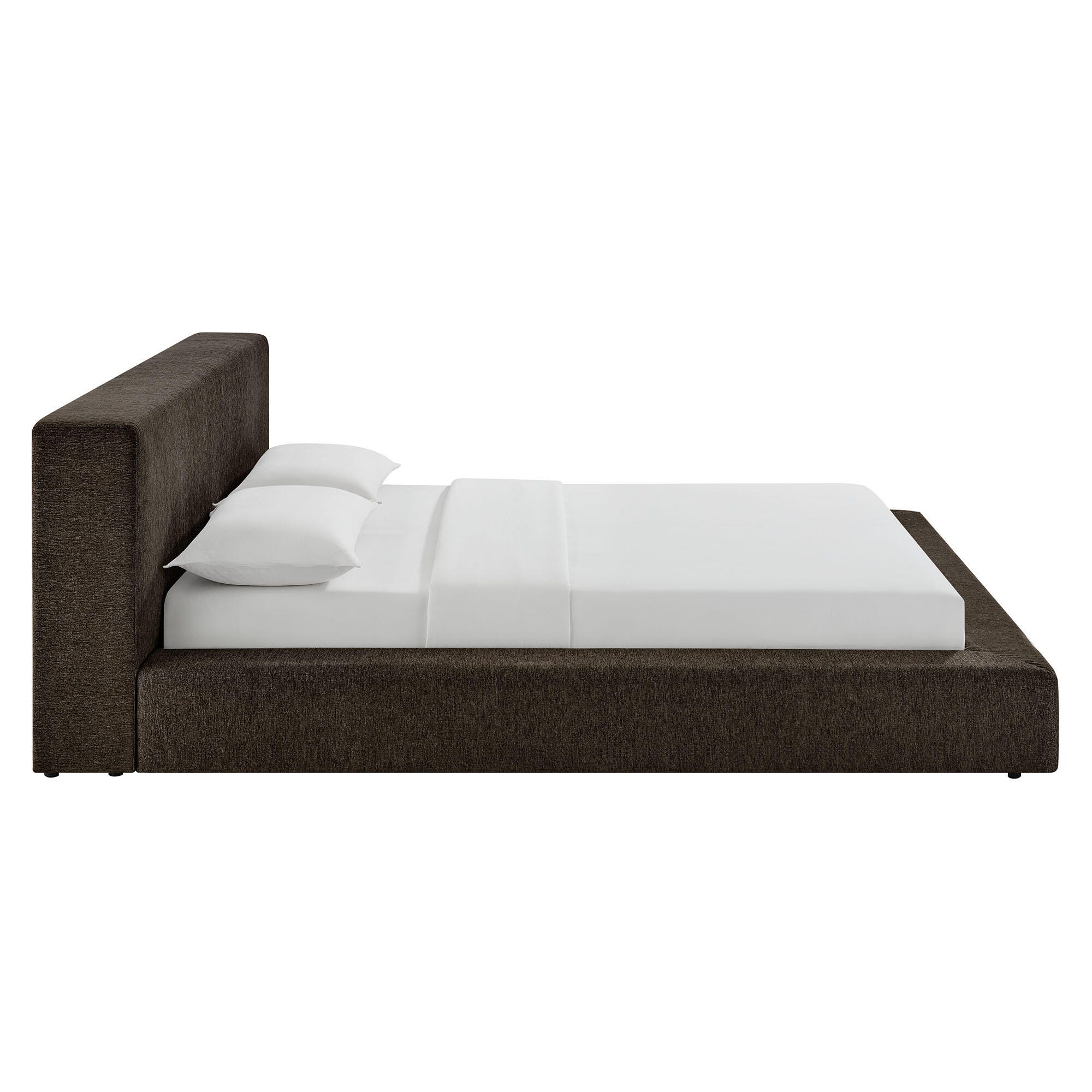 Modway Luma Queen Panel Platform Bed, Java, large