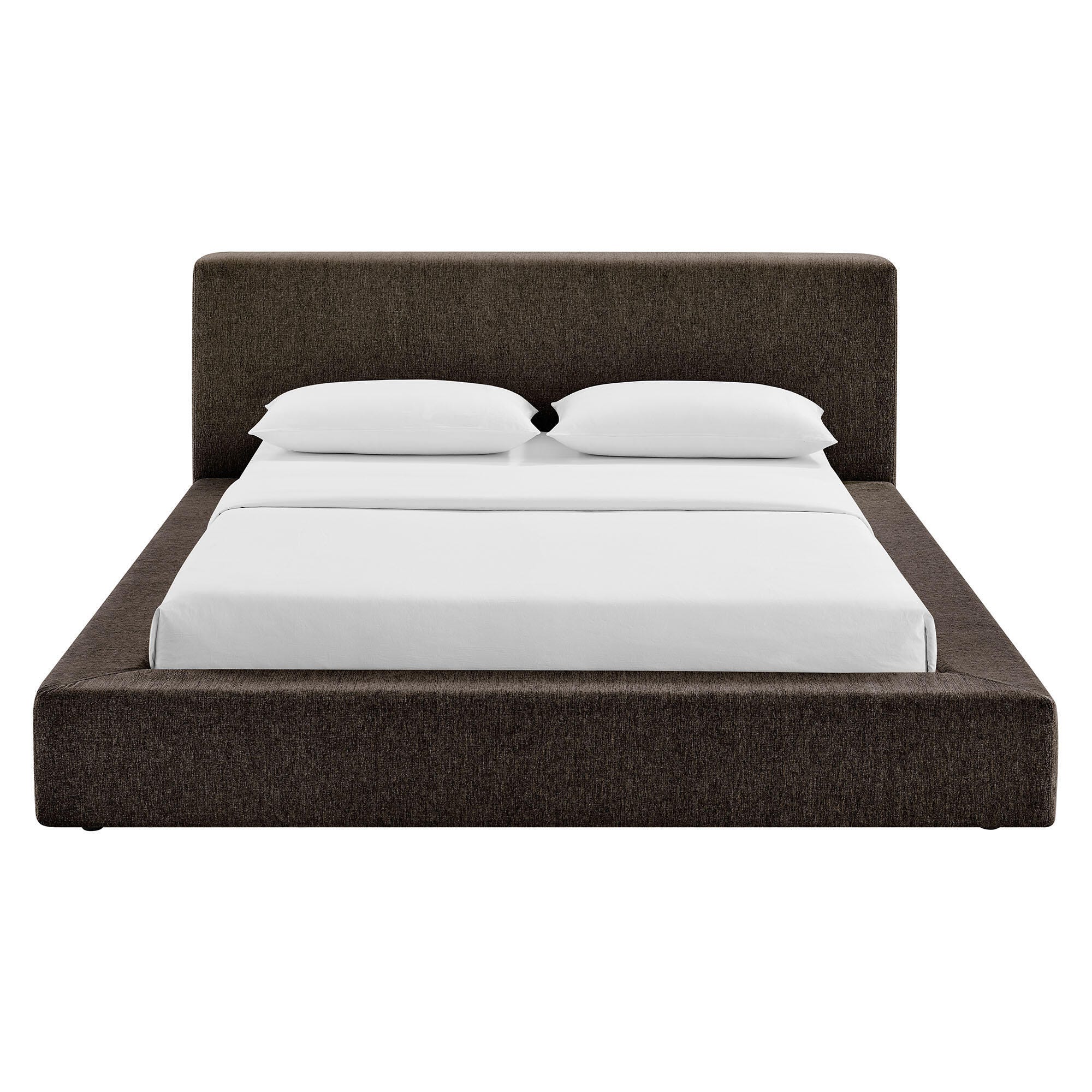 Modway Luma King Panel Platform Bed, Java, large