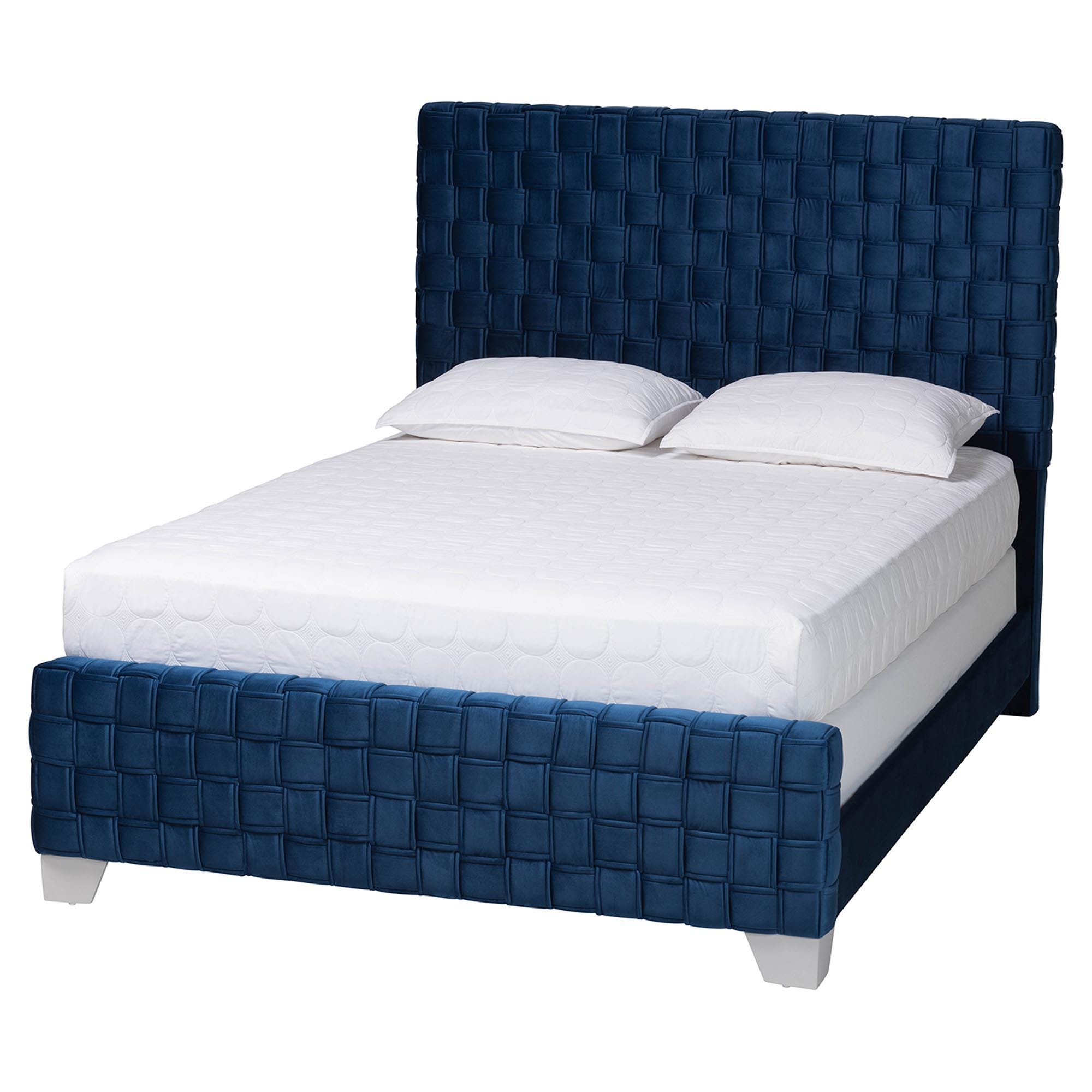 Baxton Studio Emlyn Queen Panel Platform Bed, , large