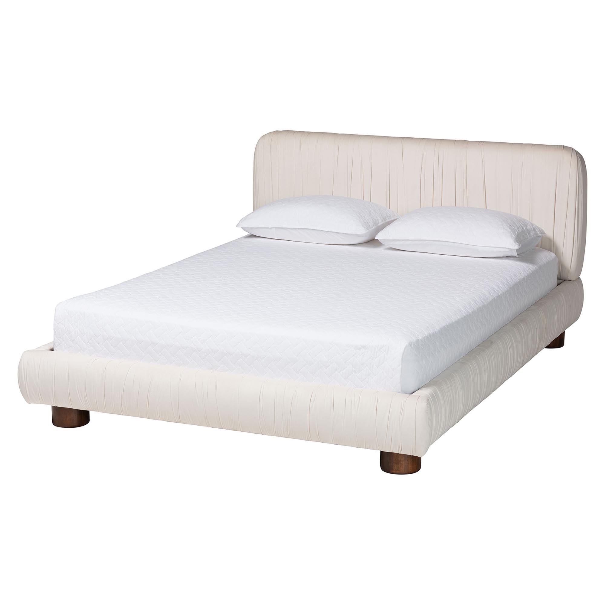Baxton Studio Emsley Queen Panel Platform Bed, , large