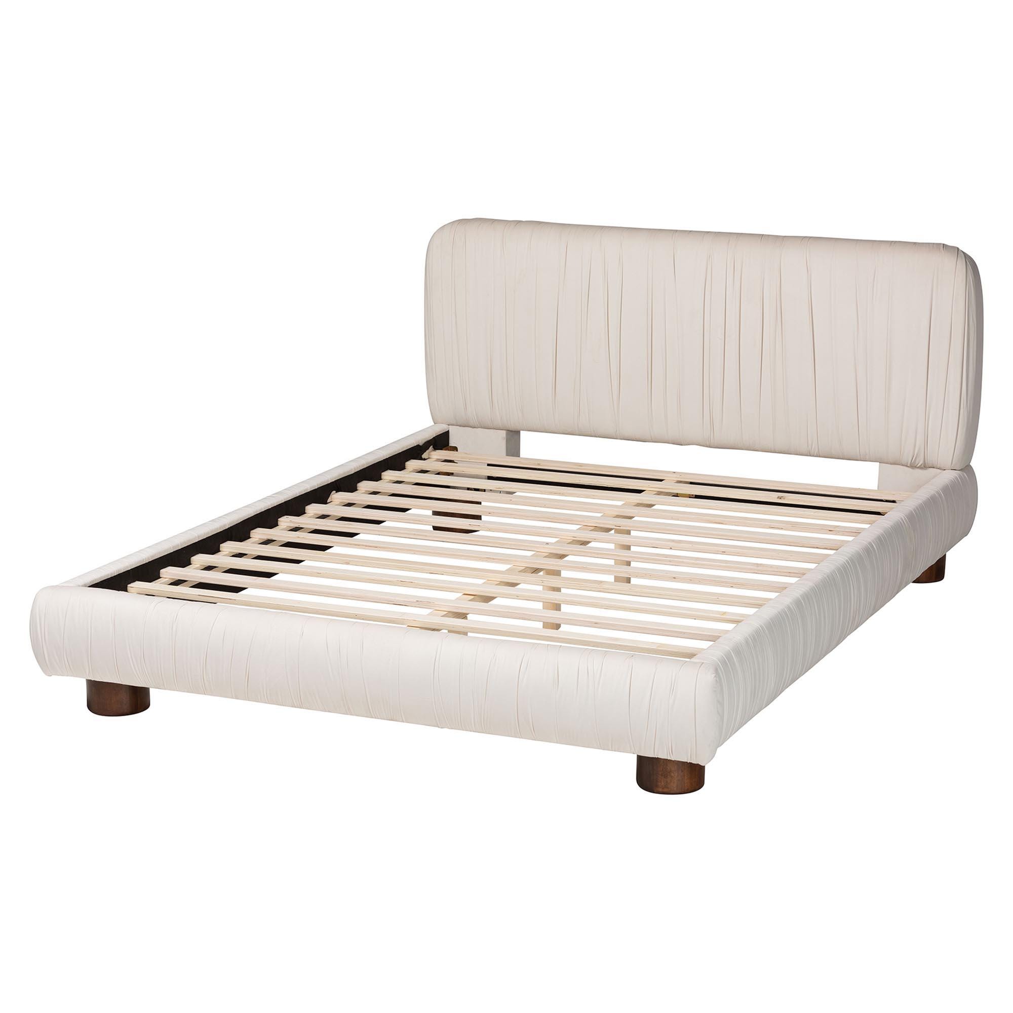 Baxton Studio Emsley Queen Panel Platform Bed, , large