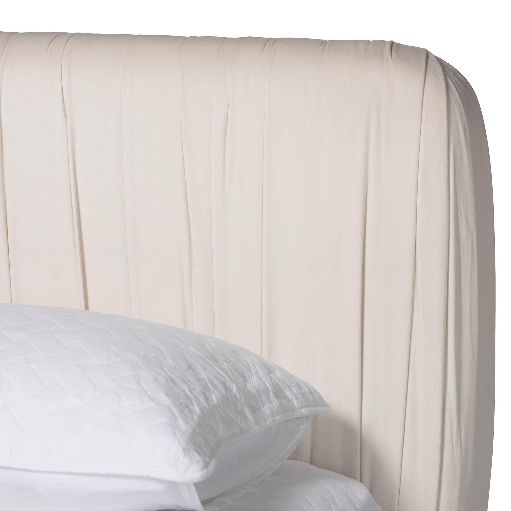 Baxton Studio Emsley Queen Panel Platform Bed, , large