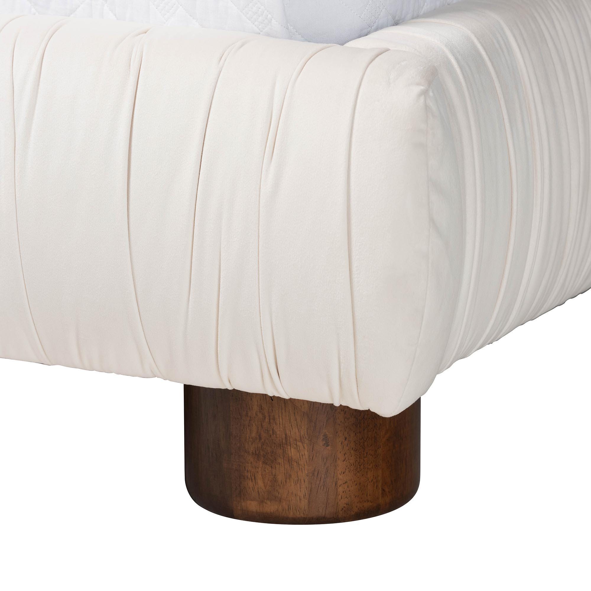 Baxton Studio Emsley Queen Panel Platform Bed, , large