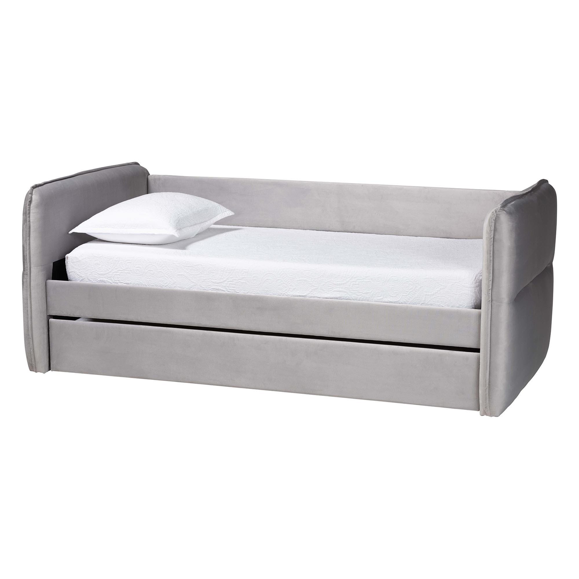 Baxton Studio Finch Twin Daybed with Trundle, , large