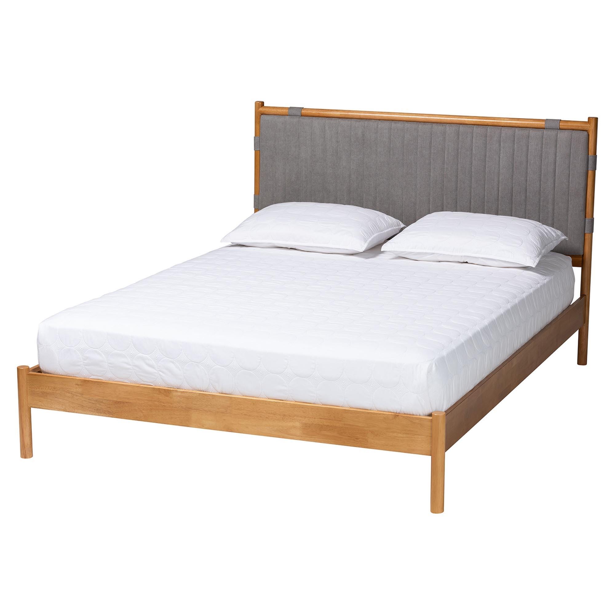 Baxton Studio Jaiana Queen Panel Platform Bed, , large