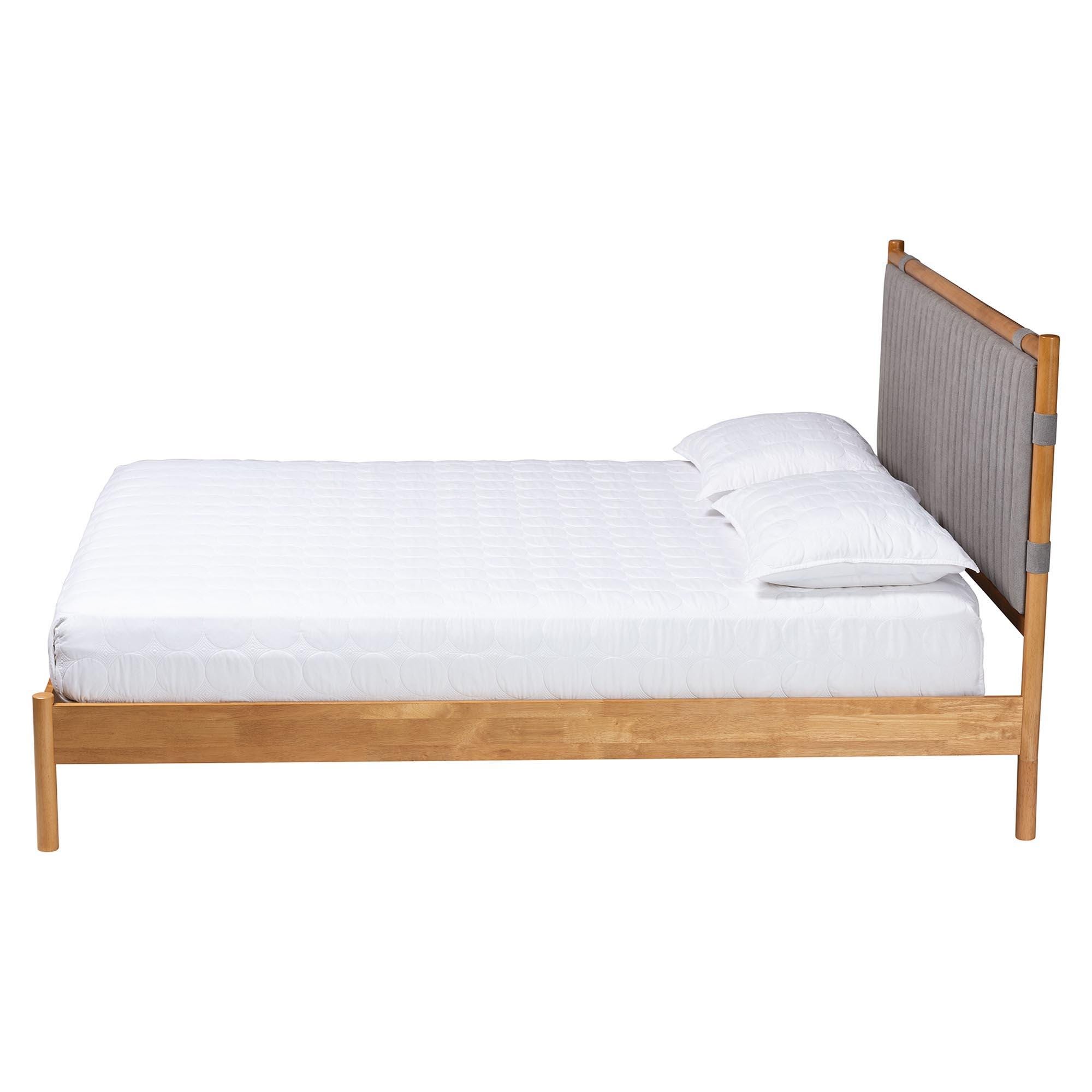 Baxton Studio Jaiana Queen Panel Platform Bed, , large