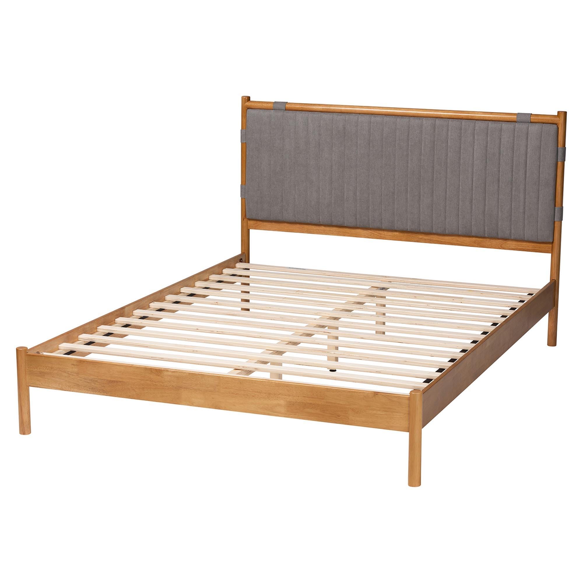 Baxton Studio Jaiana Queen Panel Platform Bed, , large