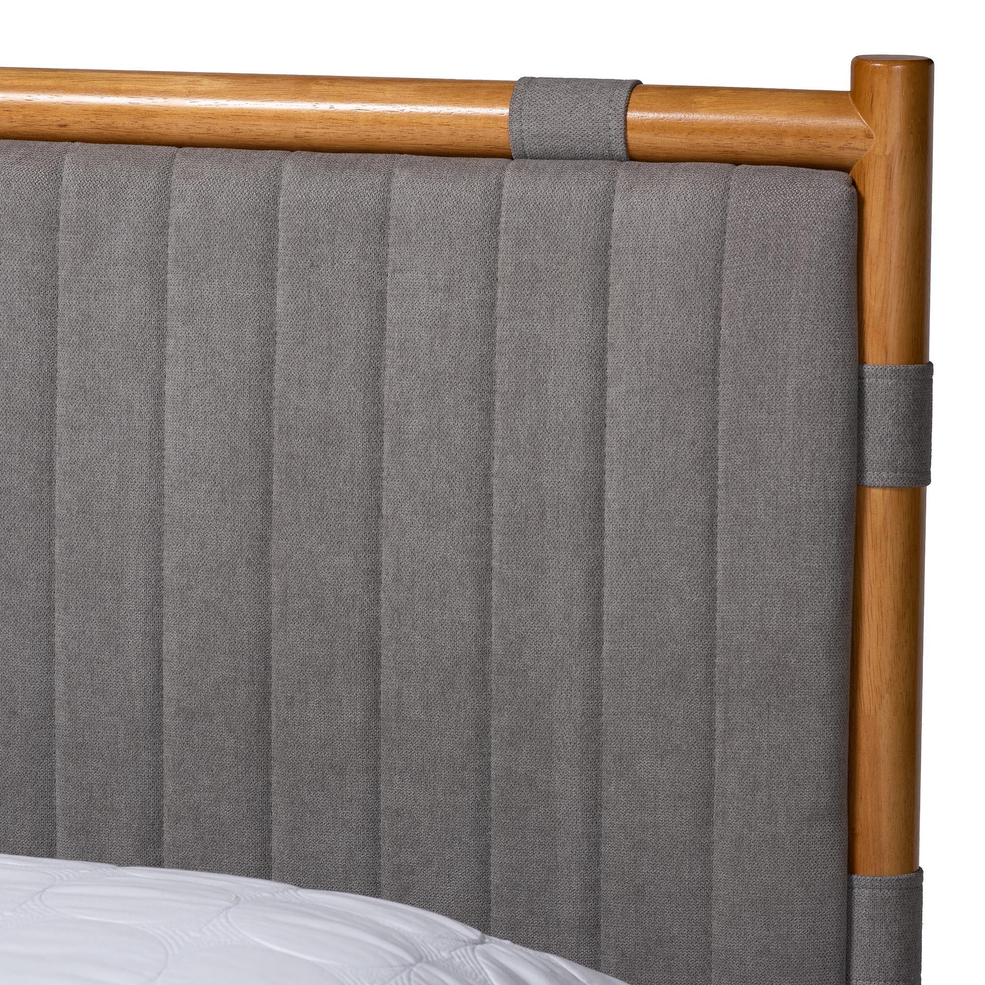 Baxton Studio Jaiana Queen Panel Platform Bed, , large
