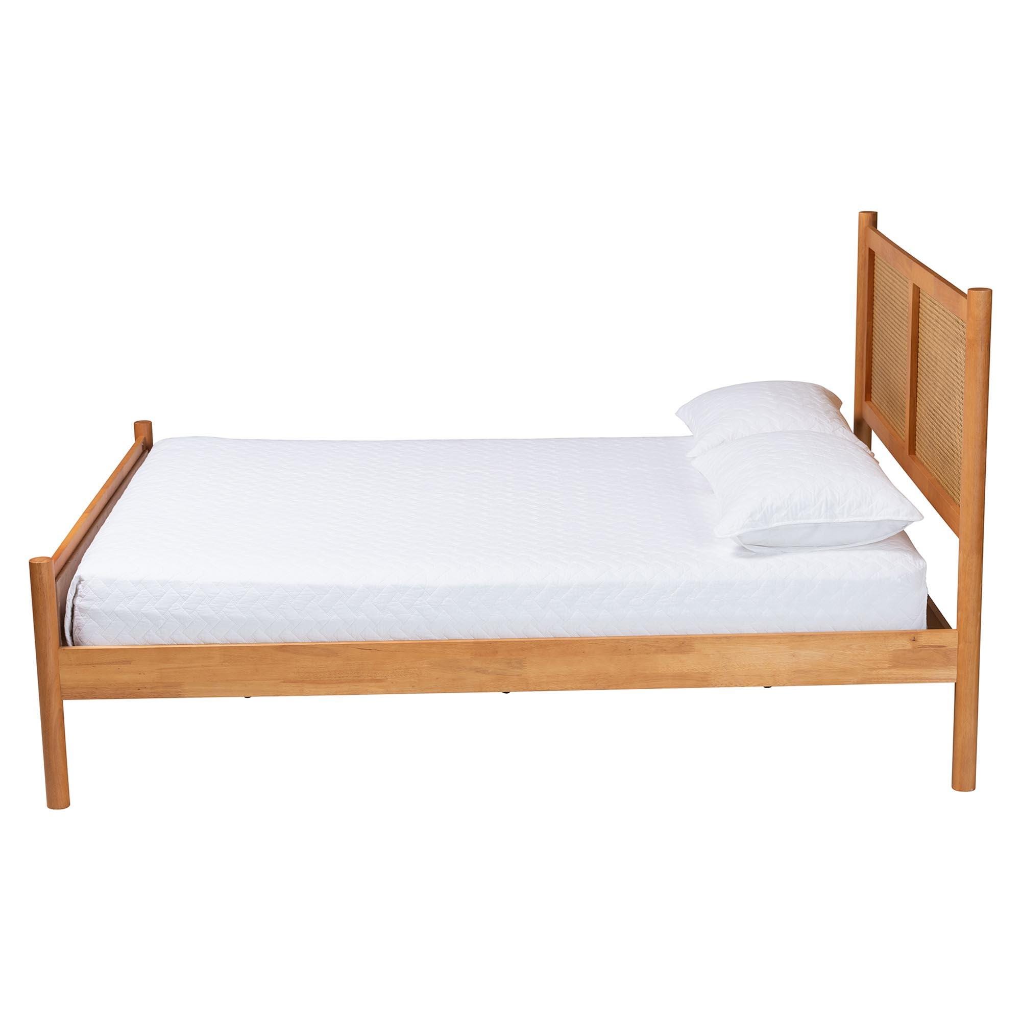 Baxton Studio Jenn Queen Panel Platform Bed, , large