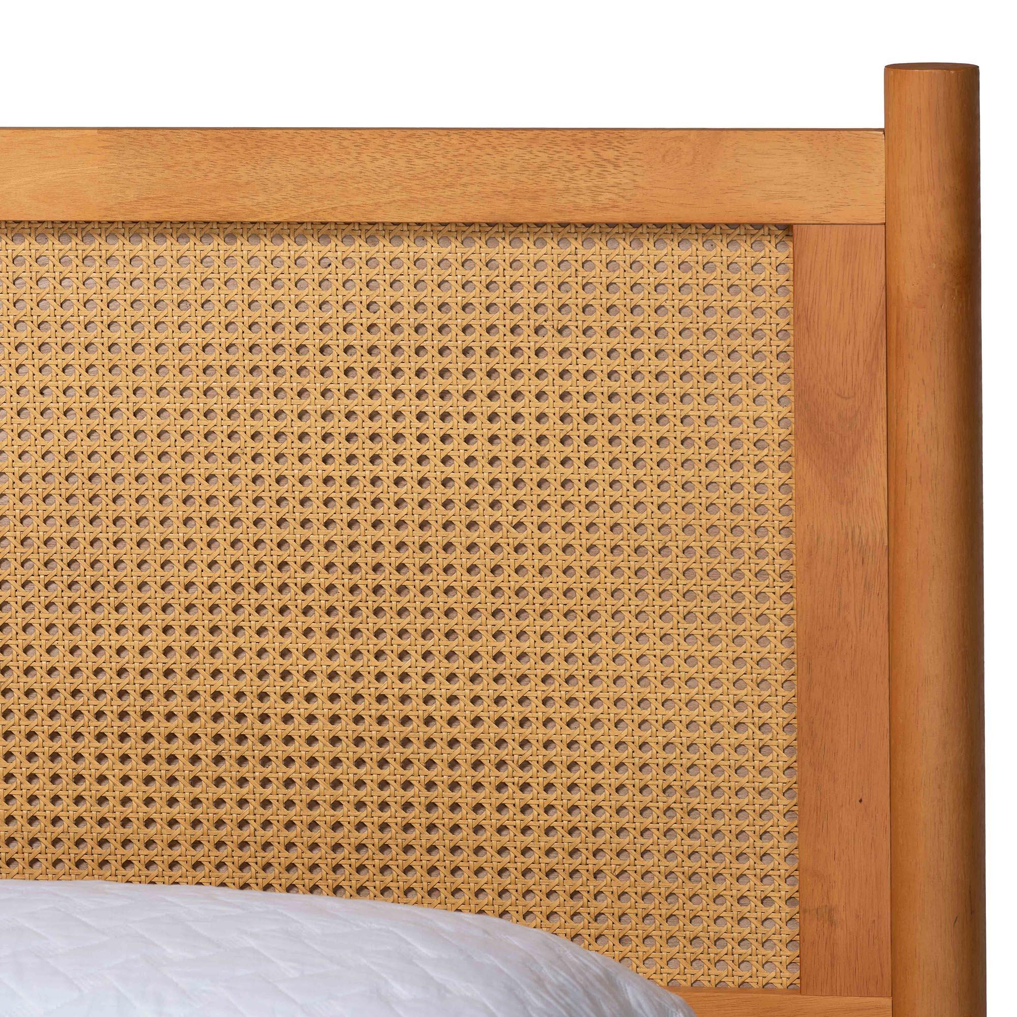 Baxton Studio Jenn Queen Panel Platform Bed, , large