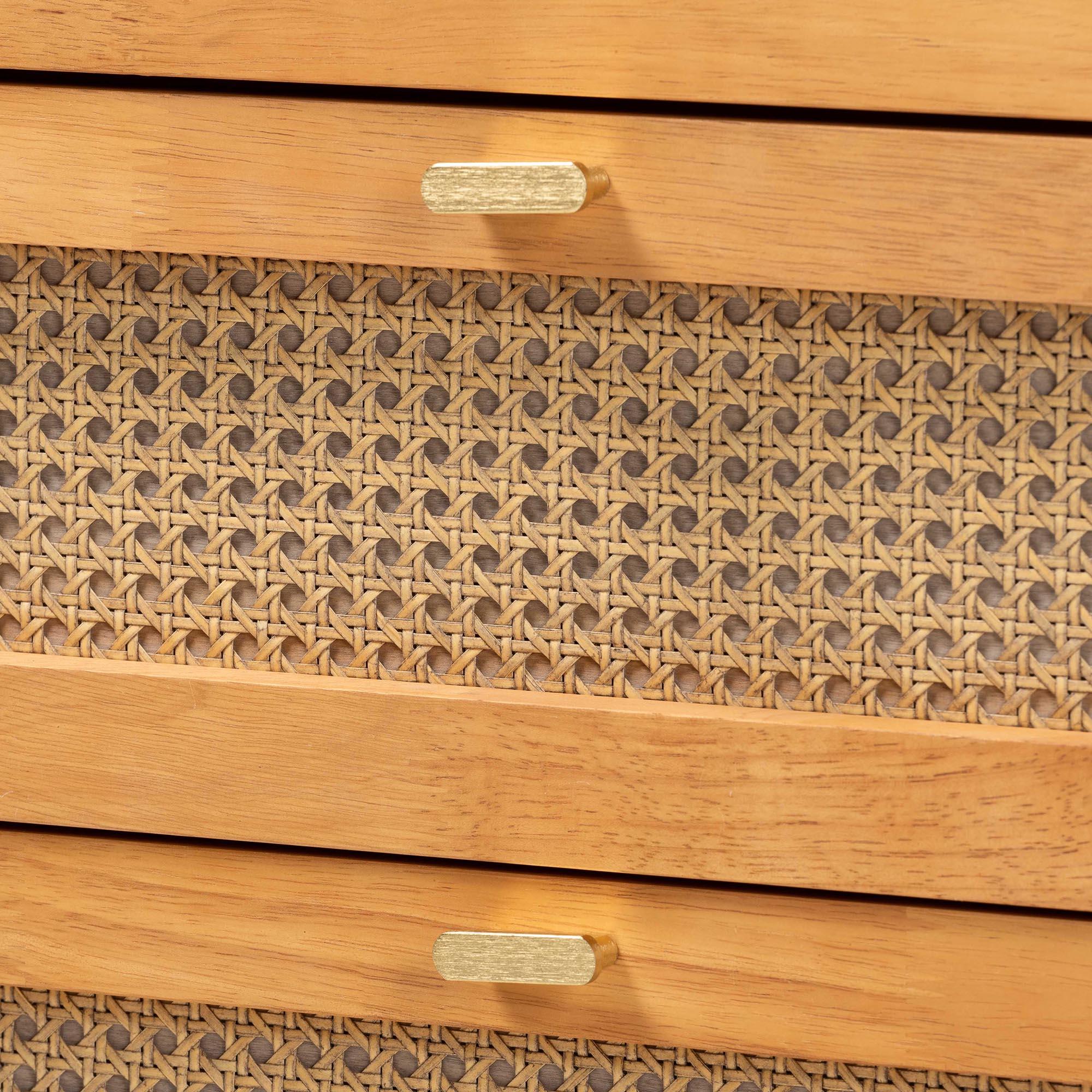 Baxton Studio Jenn 4 Drawer Chest of Drawers, , large