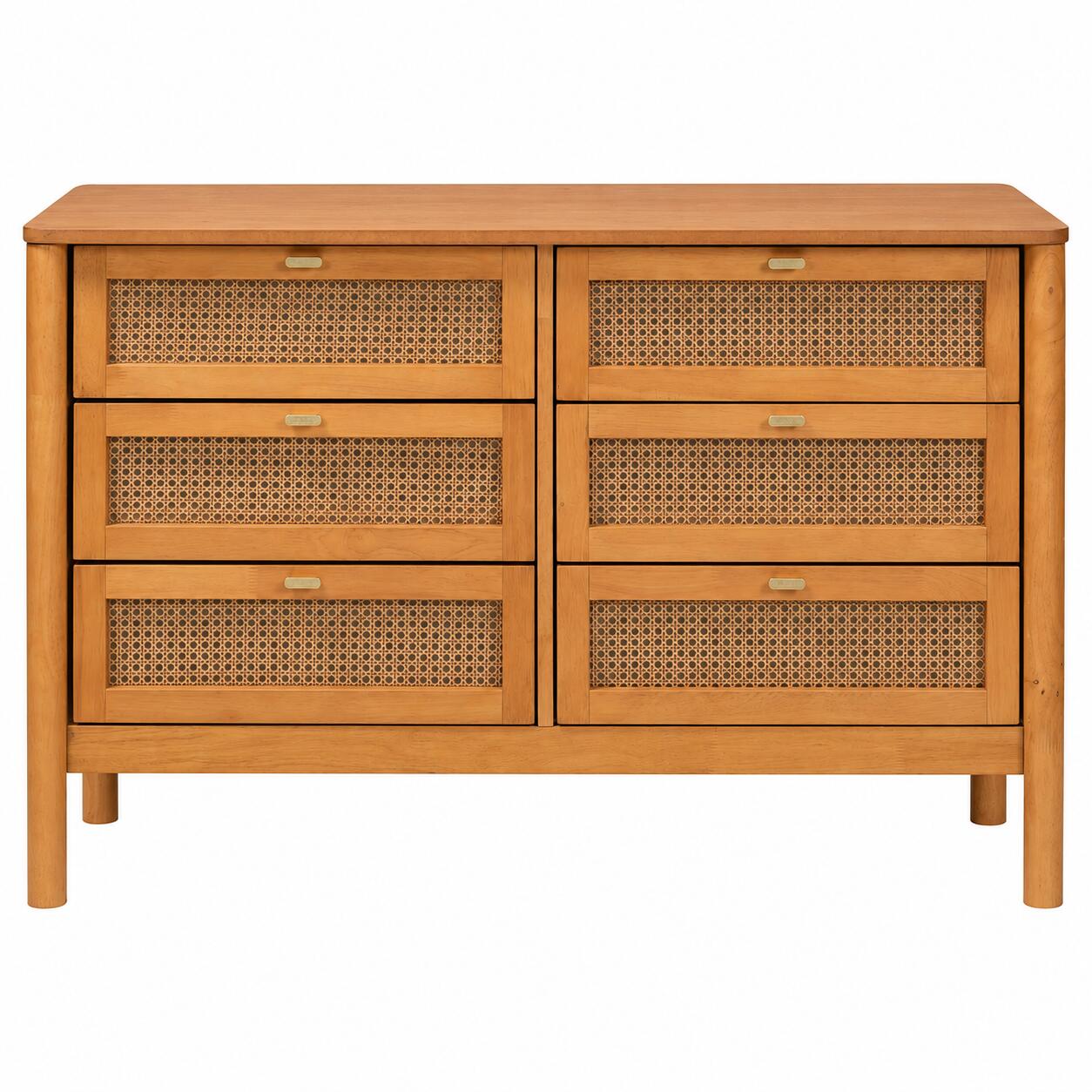 Baxton Studio Jenn 6 Drawer Dresser, , large