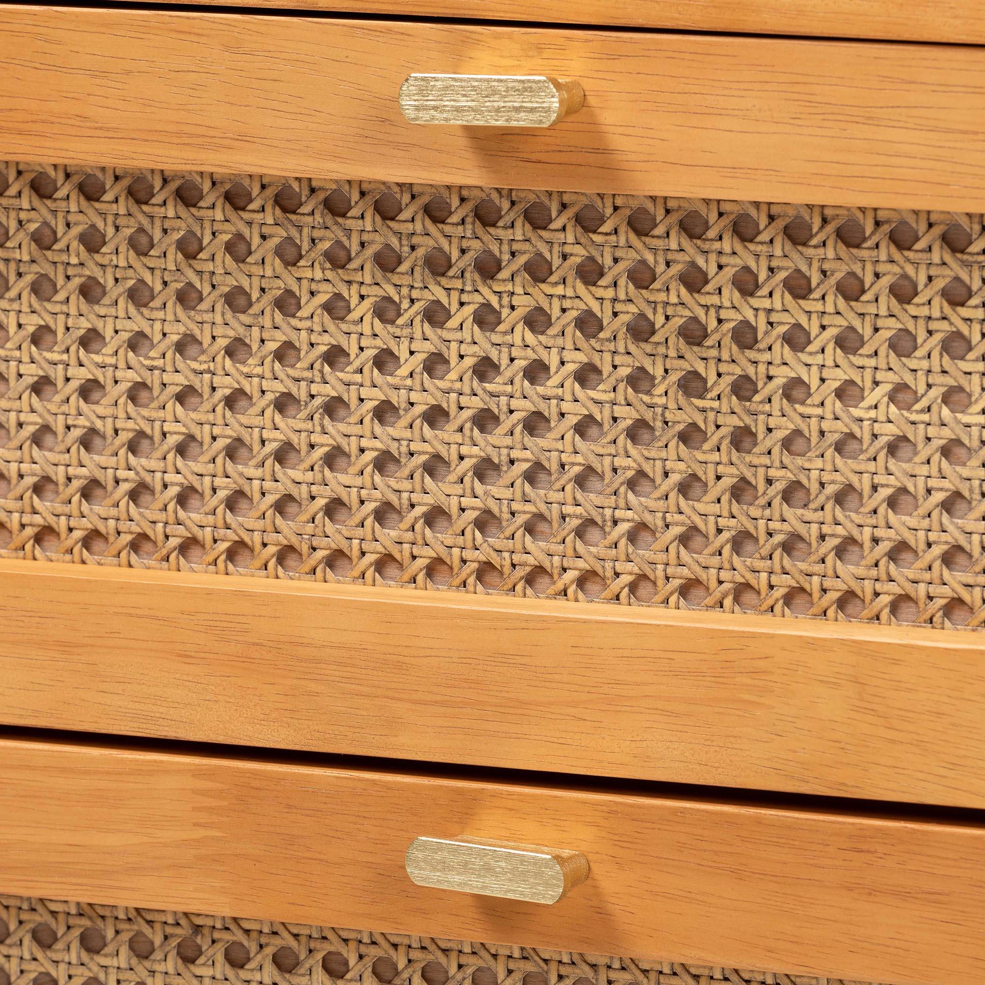 Baxton Studio Jenn 6 Drawer Dresser, , large