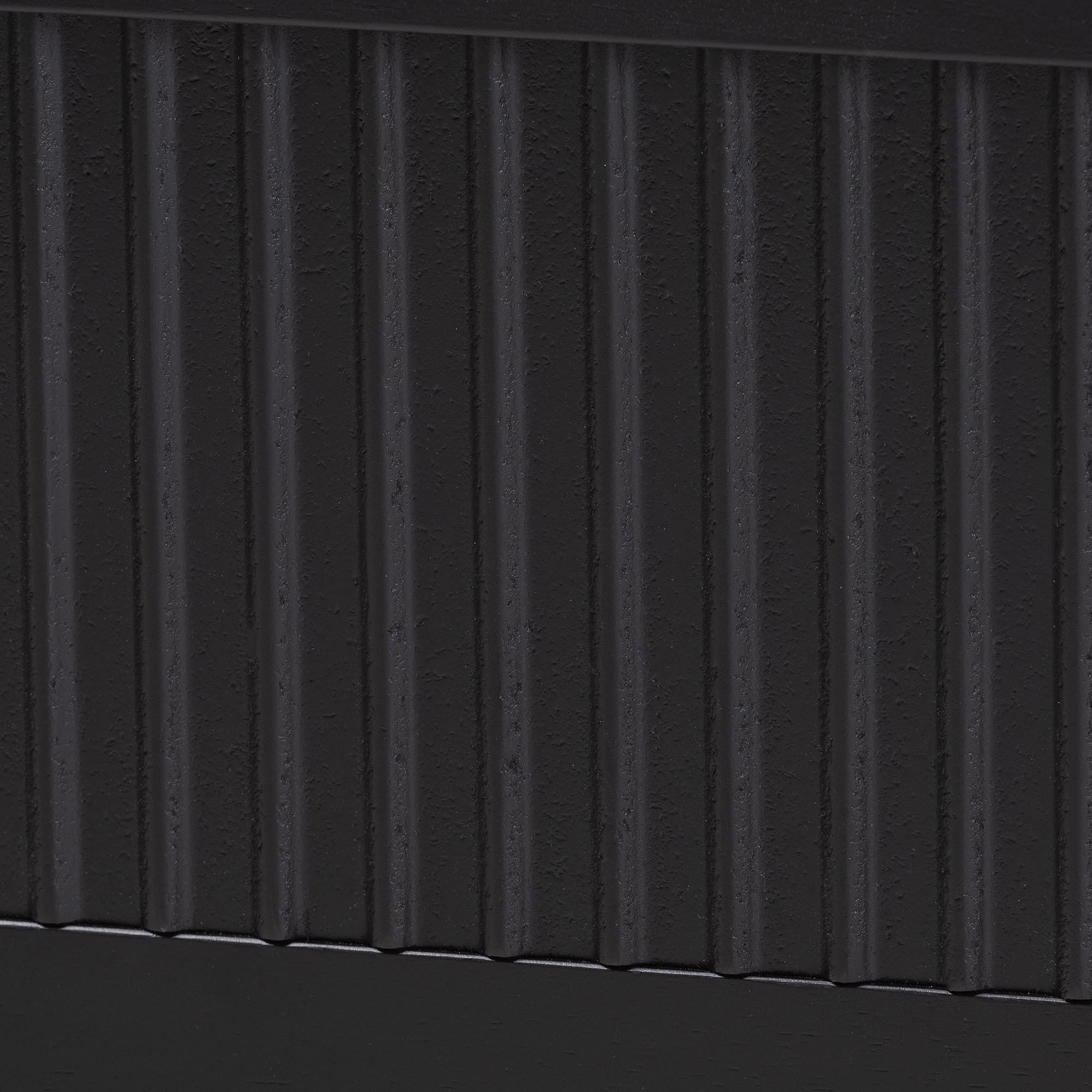 Baxton Studio Primrose Queen Panel Platform Bed, Black, large