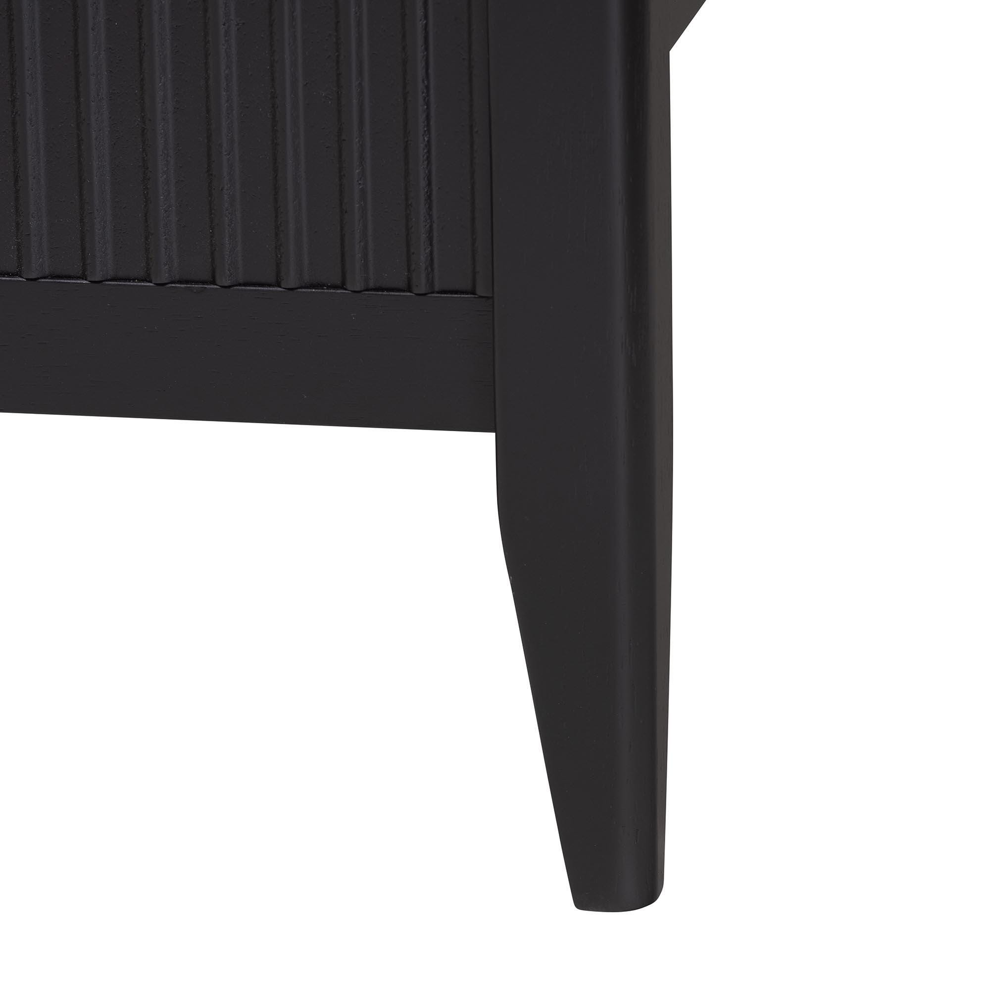 Baxton Studio Primrose Queen Panel Platform Bed, Black, large