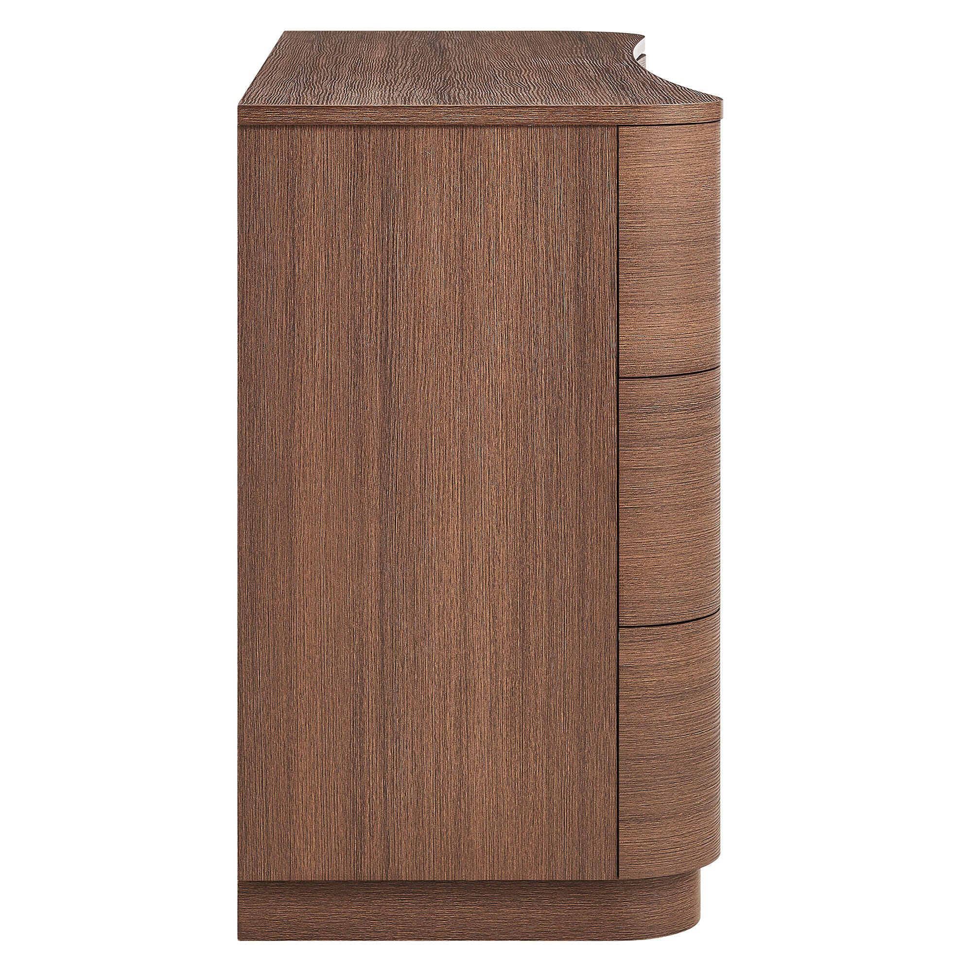 Modway Mirae 6 Drawer Dresser, Brushed Brown, large