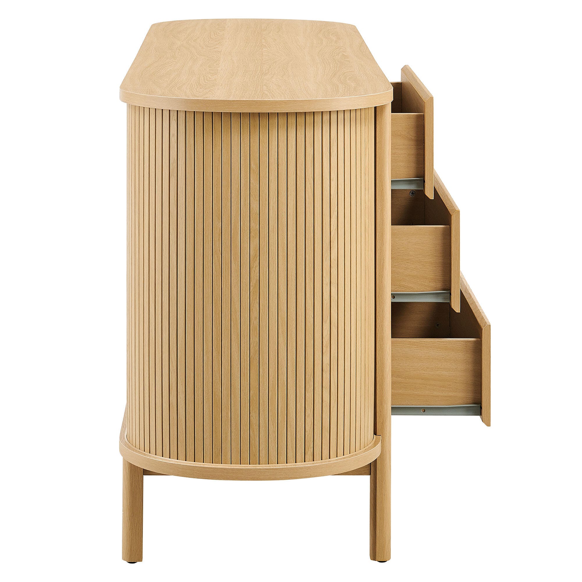 Modway Cadence 6 Drawer Dresser, Light Brown, large