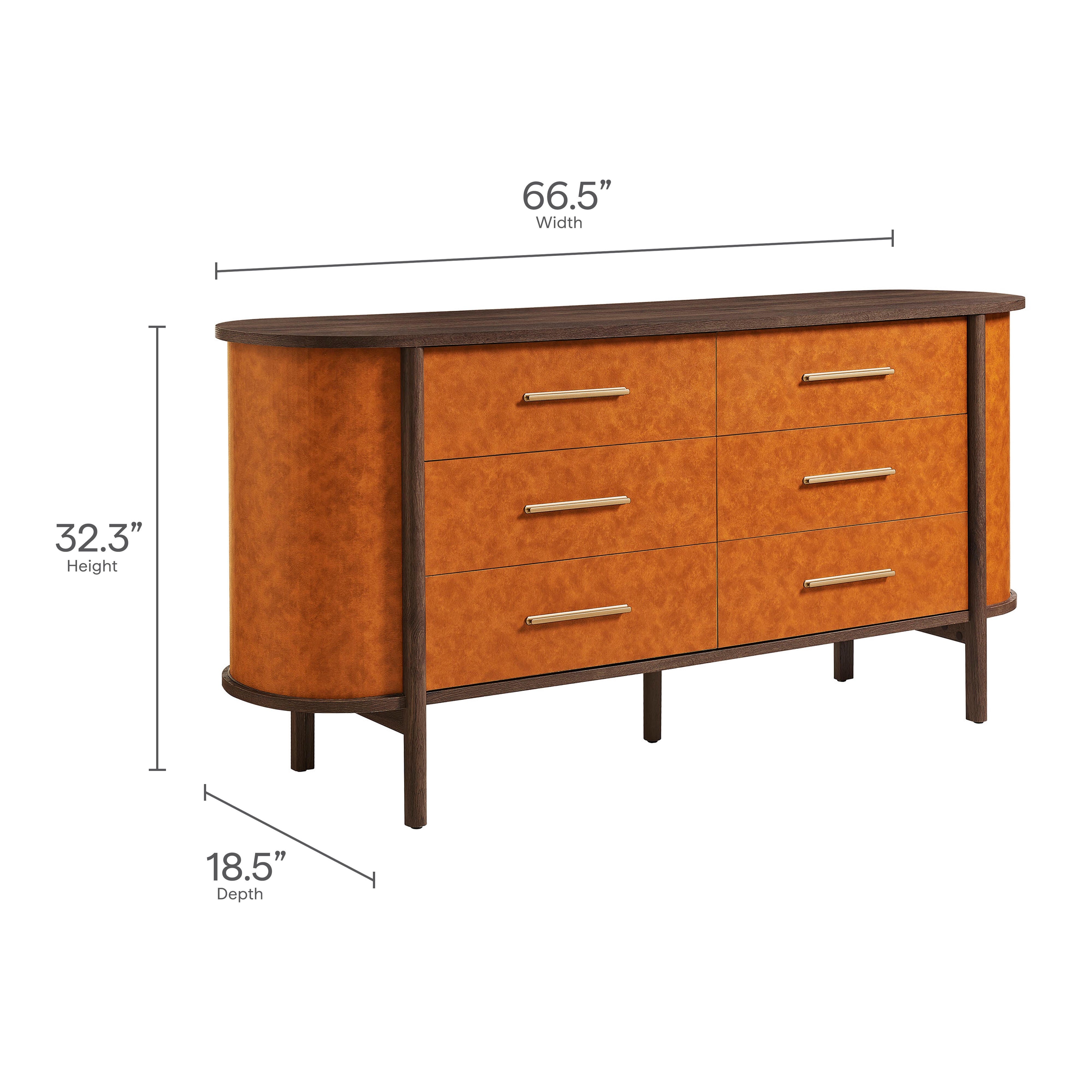 Modway Coralie 6 Drawer Dresser, , large