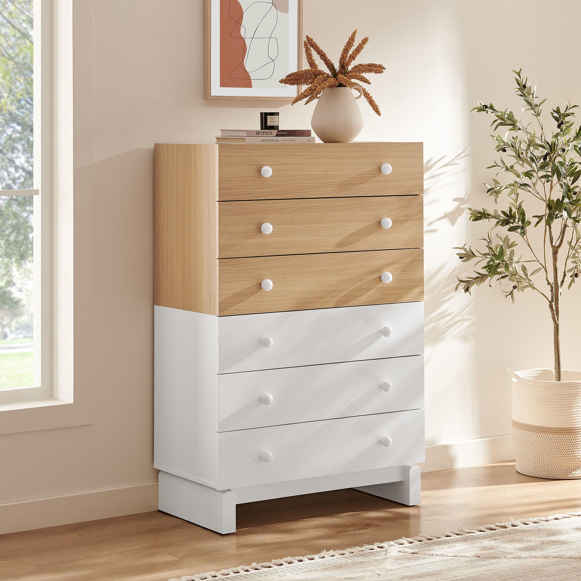 Modway Nolia Chest 6 Drawer Dresser, , rollover