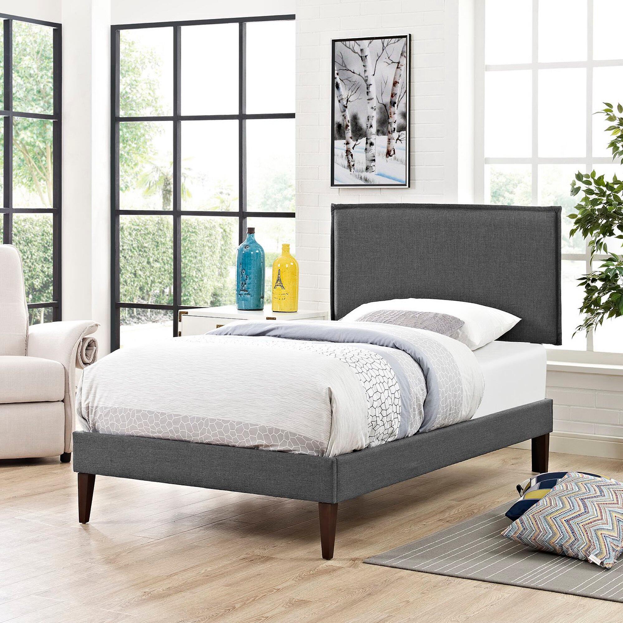 Modway Camille Solid Twin Platform Bed, , rollover