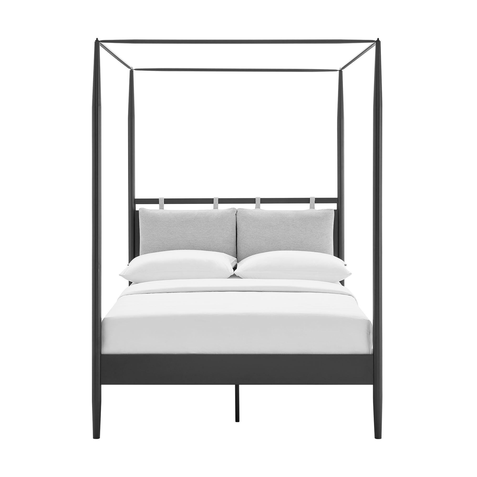 Modway Marlowe Full Platform Bed, Gray, large